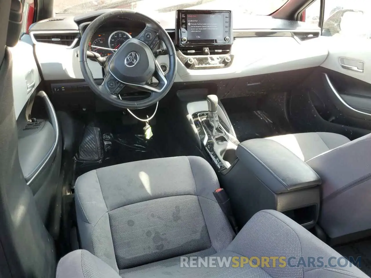 8 fotografías del automóvil dañado 5YFP4MCE1NP107931 TOYOTA COROLLA 2022