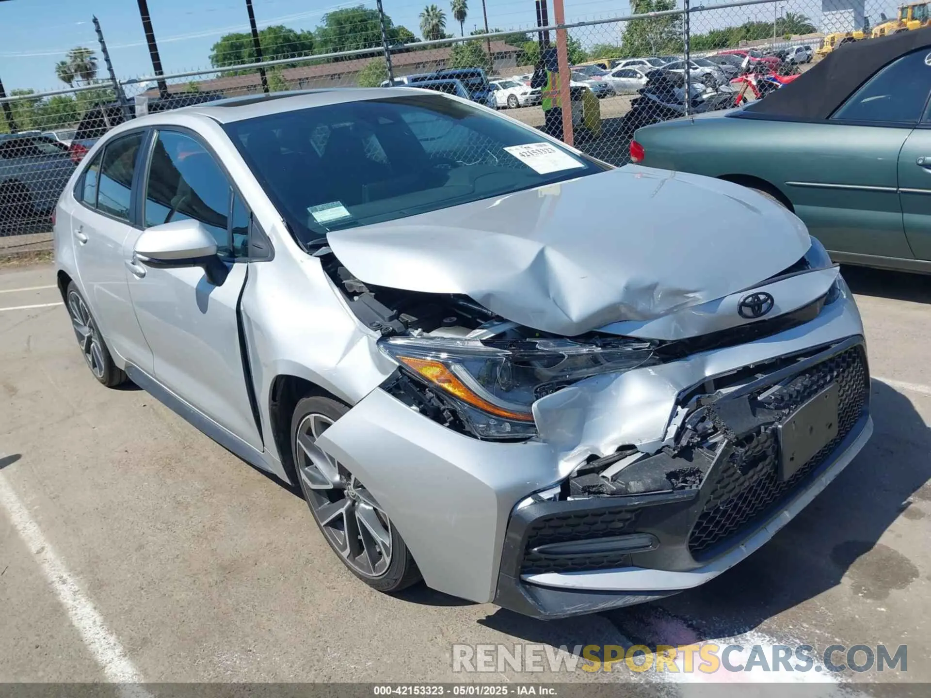 1 fotografías del automóvil dañado 5YFP4MCE1NP109291 TOYOTA COROLLA 2022