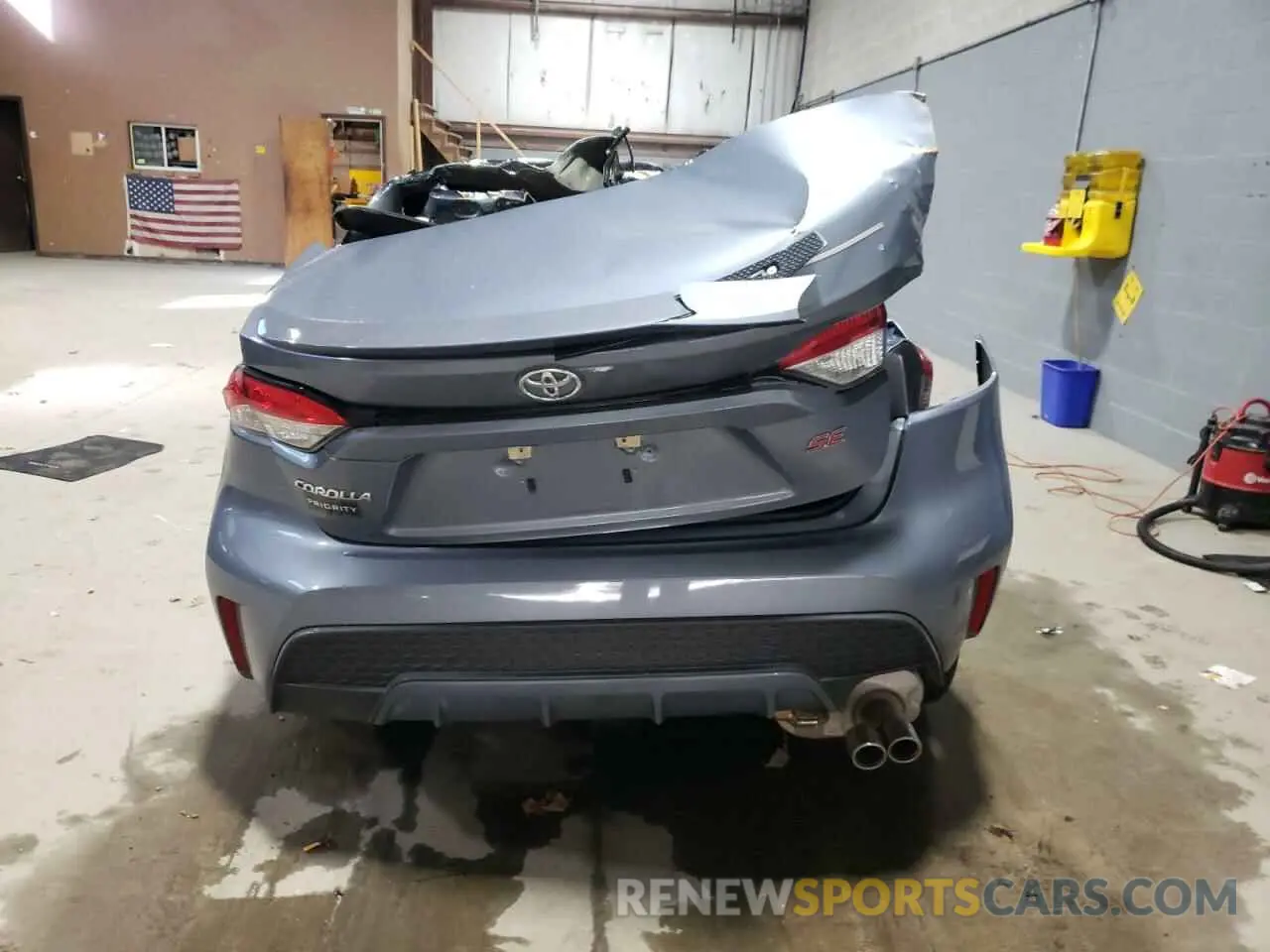 6 fotografías del automóvil dañado 5YFP4MCE2NP123233 TOYOTA COROLLA 2022