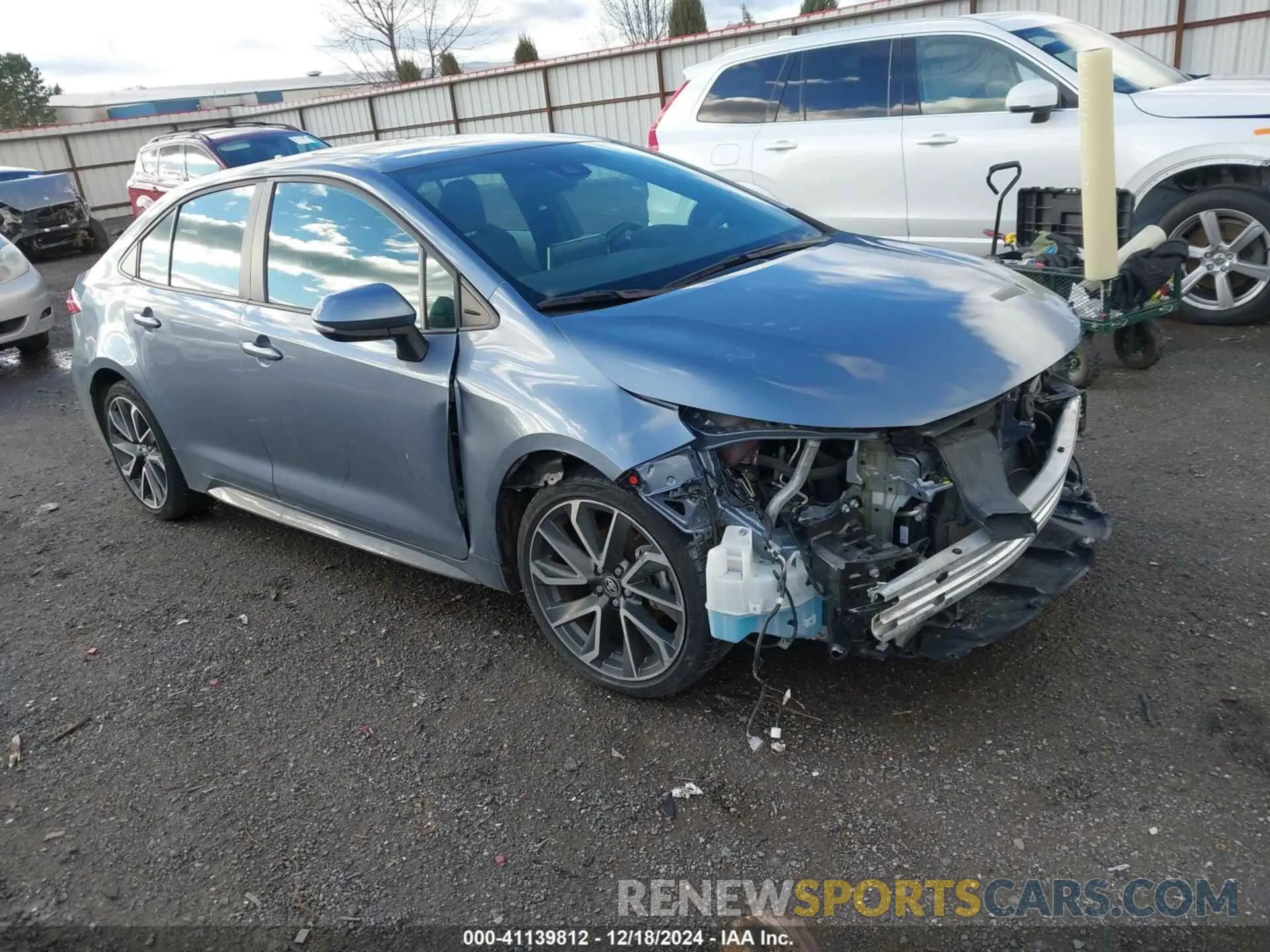 1 fotografías del automóvil dañado 5YFP4MCE5NP110119 TOYOTA COROLLA 2022