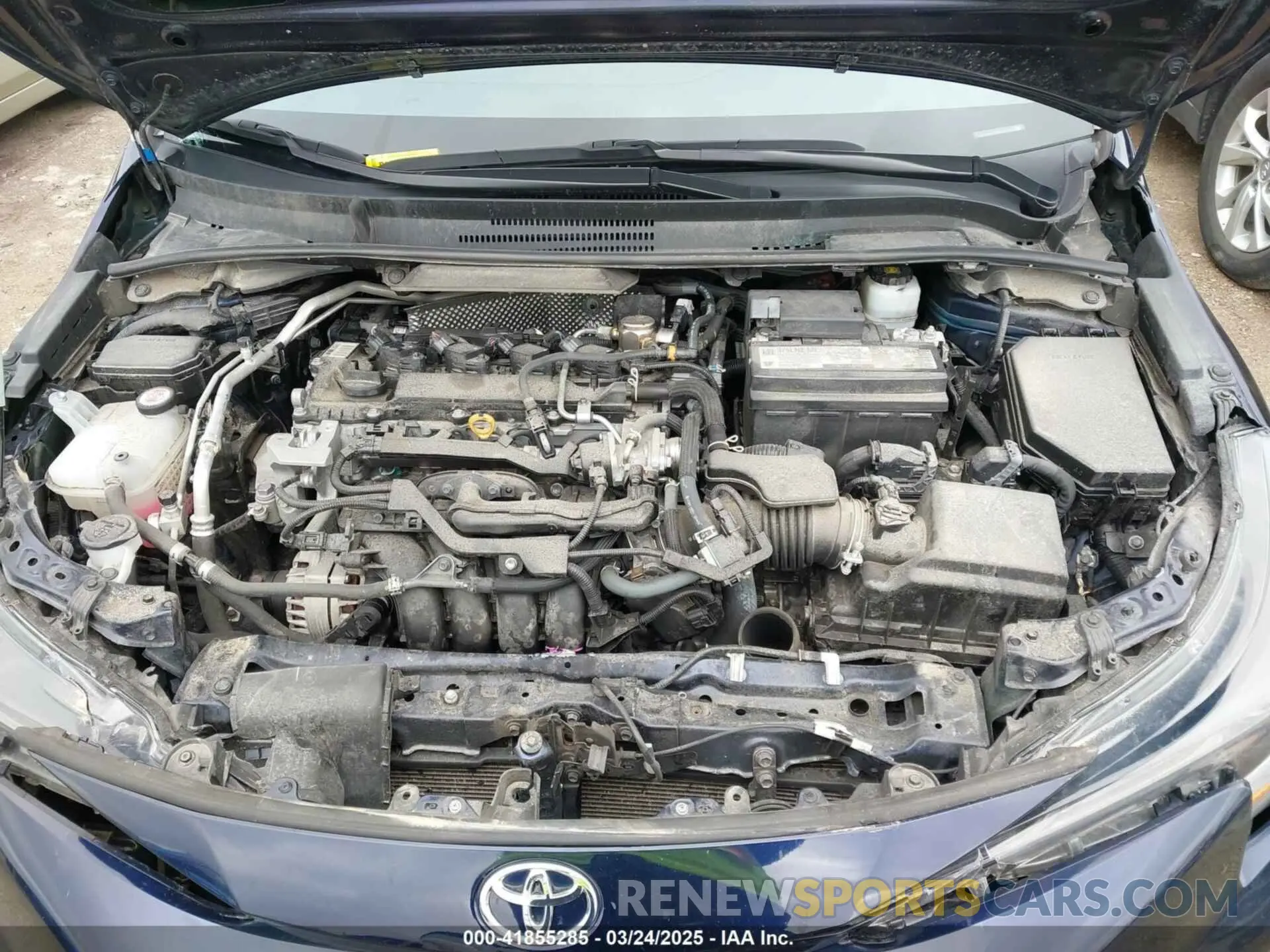 10 fotografías del automóvil dañado 5YFP4MCE7NP119632 TOYOTA COROLLA 2022
