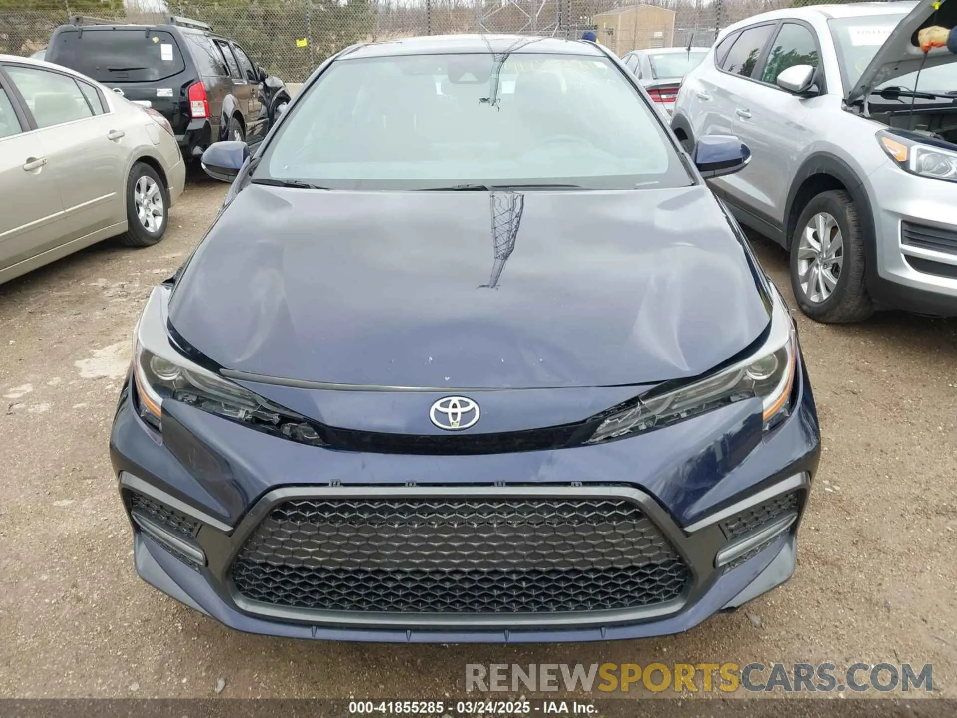 12 fotografías del automóvil dañado 5YFP4MCE7NP119632 TOYOTA COROLLA 2022