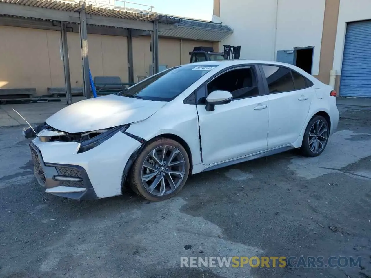 1 fotografías del automóvil dañado 5YFP4MCE8NP107036 TOYOTA COROLLA 2022