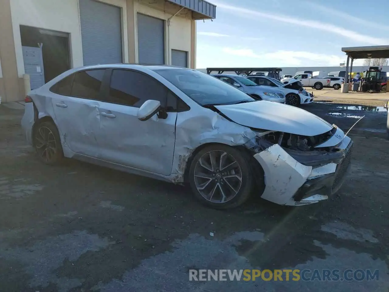 4 fotografías del automóvil dañado 5YFP4MCE8NP107036 TOYOTA COROLLA 2022
