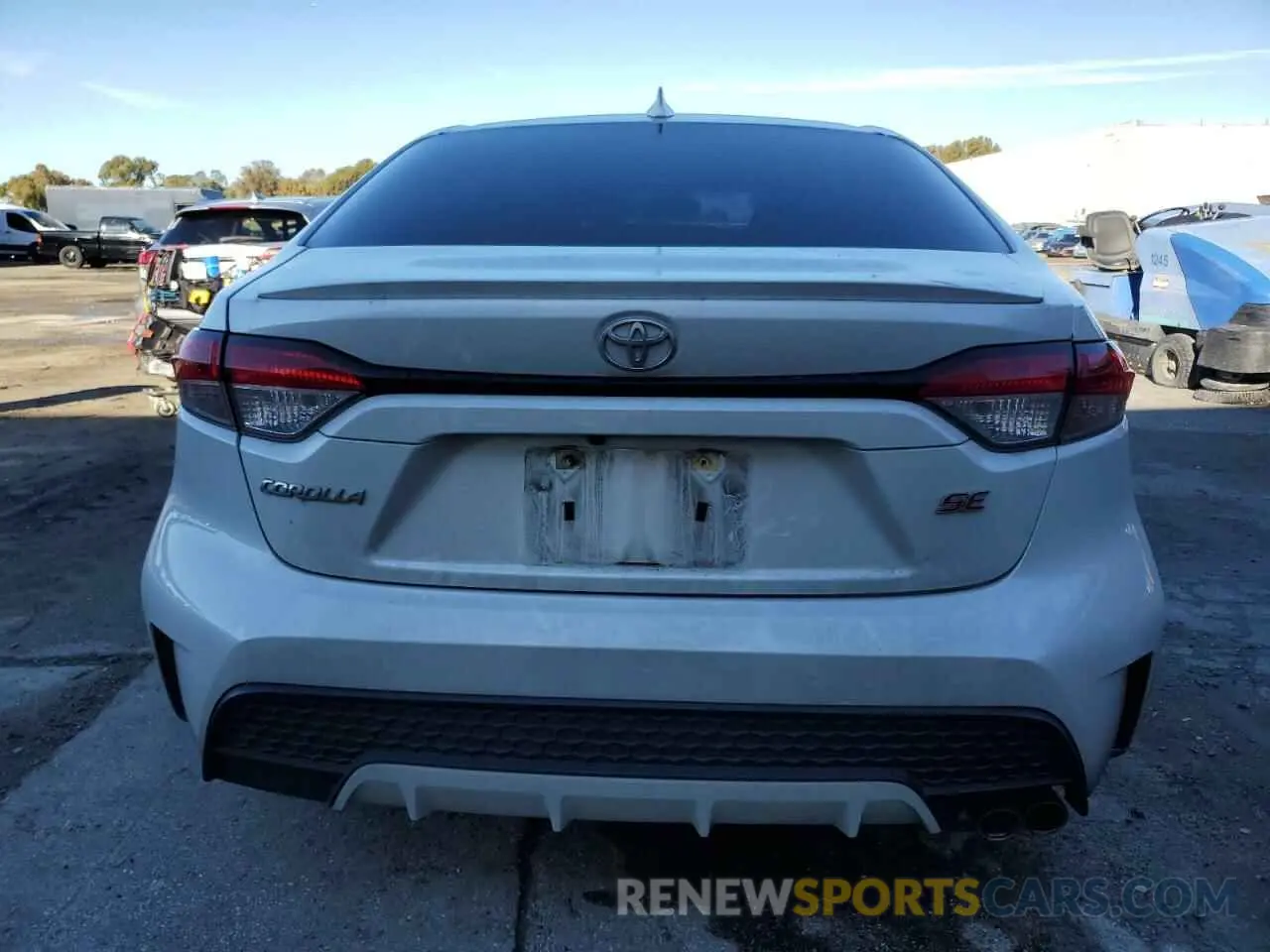 6 fotografías del automóvil dañado 5YFP4MCE8NP107036 TOYOTA COROLLA 2022