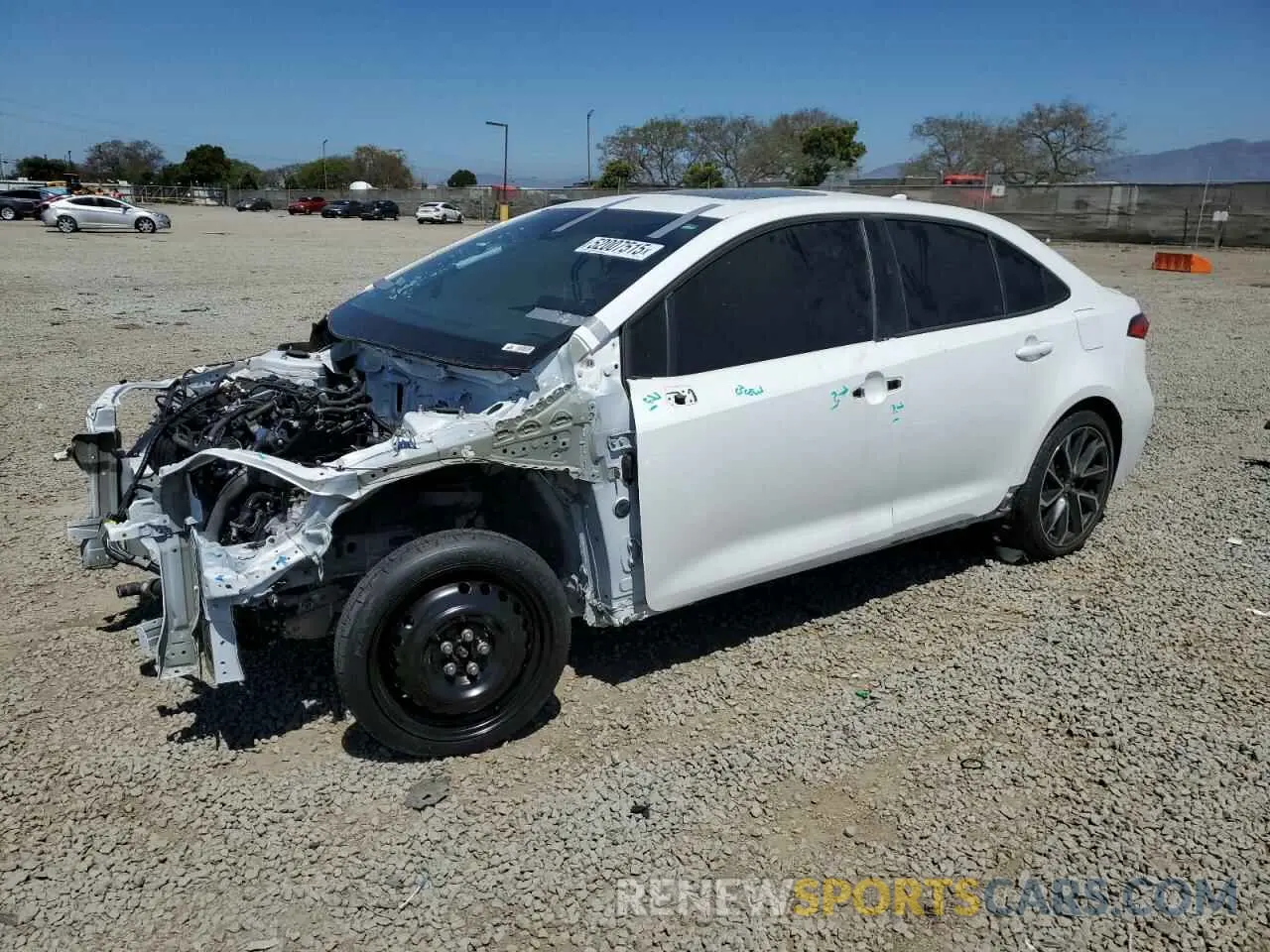1 fotografías del automóvil dañado 5YFP4MCE8NP110938 TOYOTA COROLLA 2022