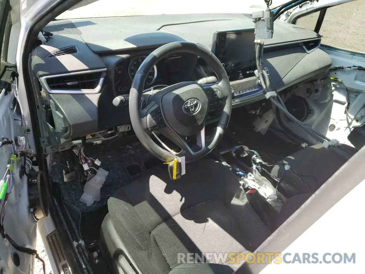 8 fotografías del automóvil dañado 5YFP4MCE8NP110938 TOYOTA COROLLA 2022