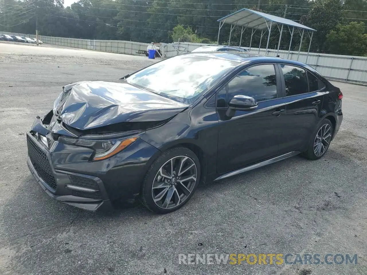 1 fotografías del automóvil dañado 5YFP4MCE8NP137279 TOYOTA COROLLA 2022