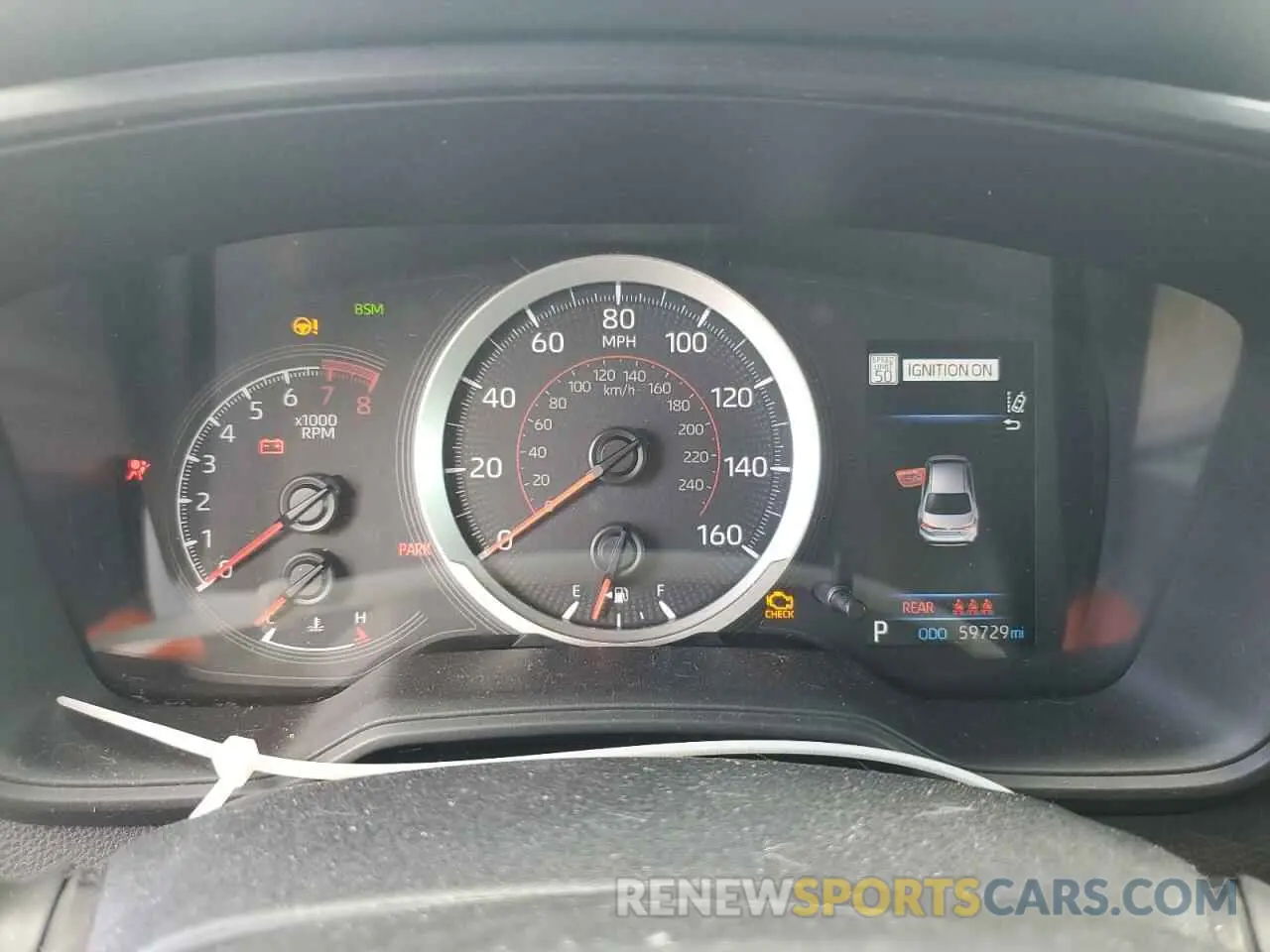9 fotografías del automóvil dañado 5YFP4MCE8NP137279 TOYOTA COROLLA 2022