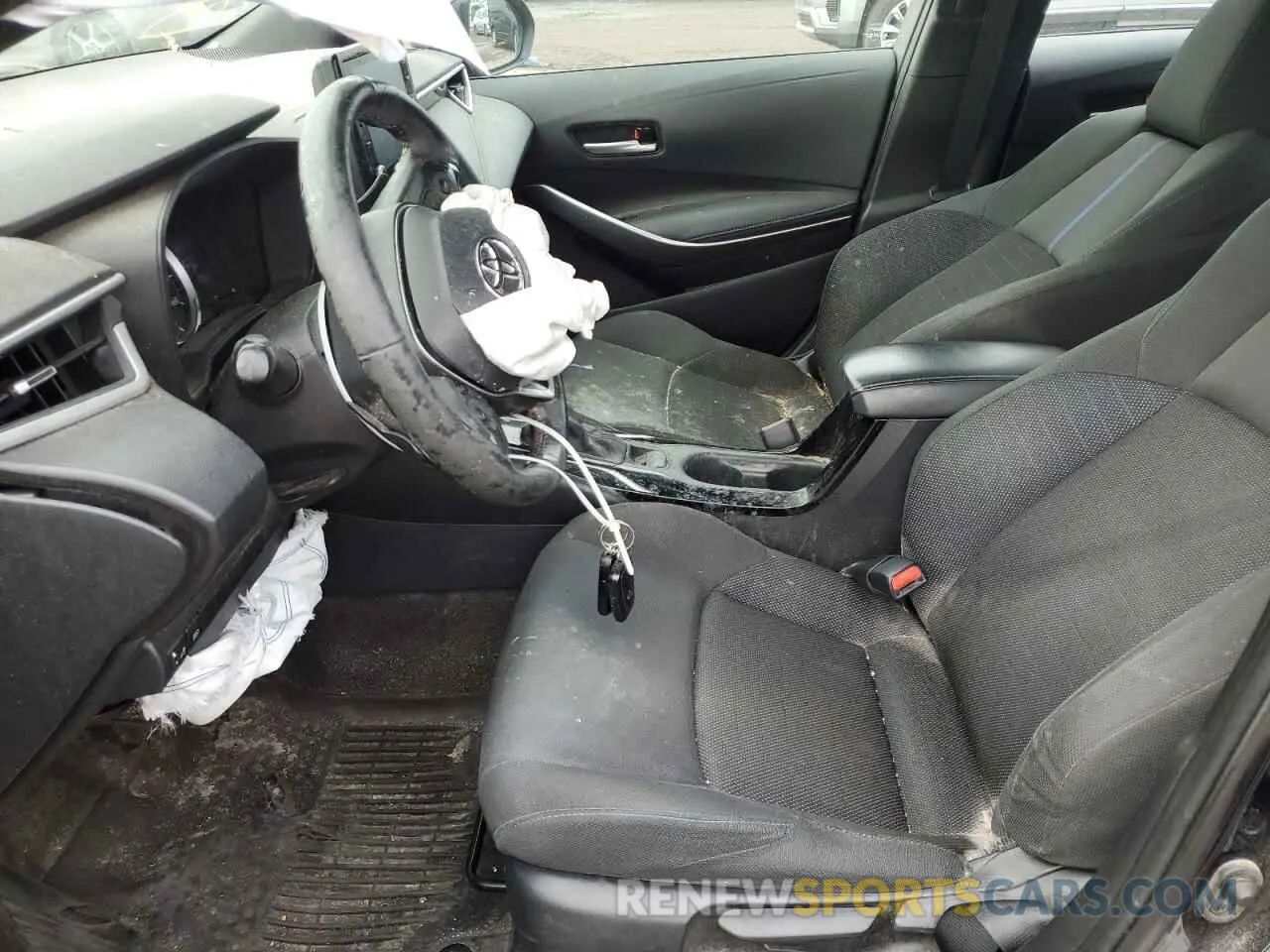 7 fotografías del automóvil dañado 5YFP4MCE9NP101844 TOYOTA COROLLA 2022