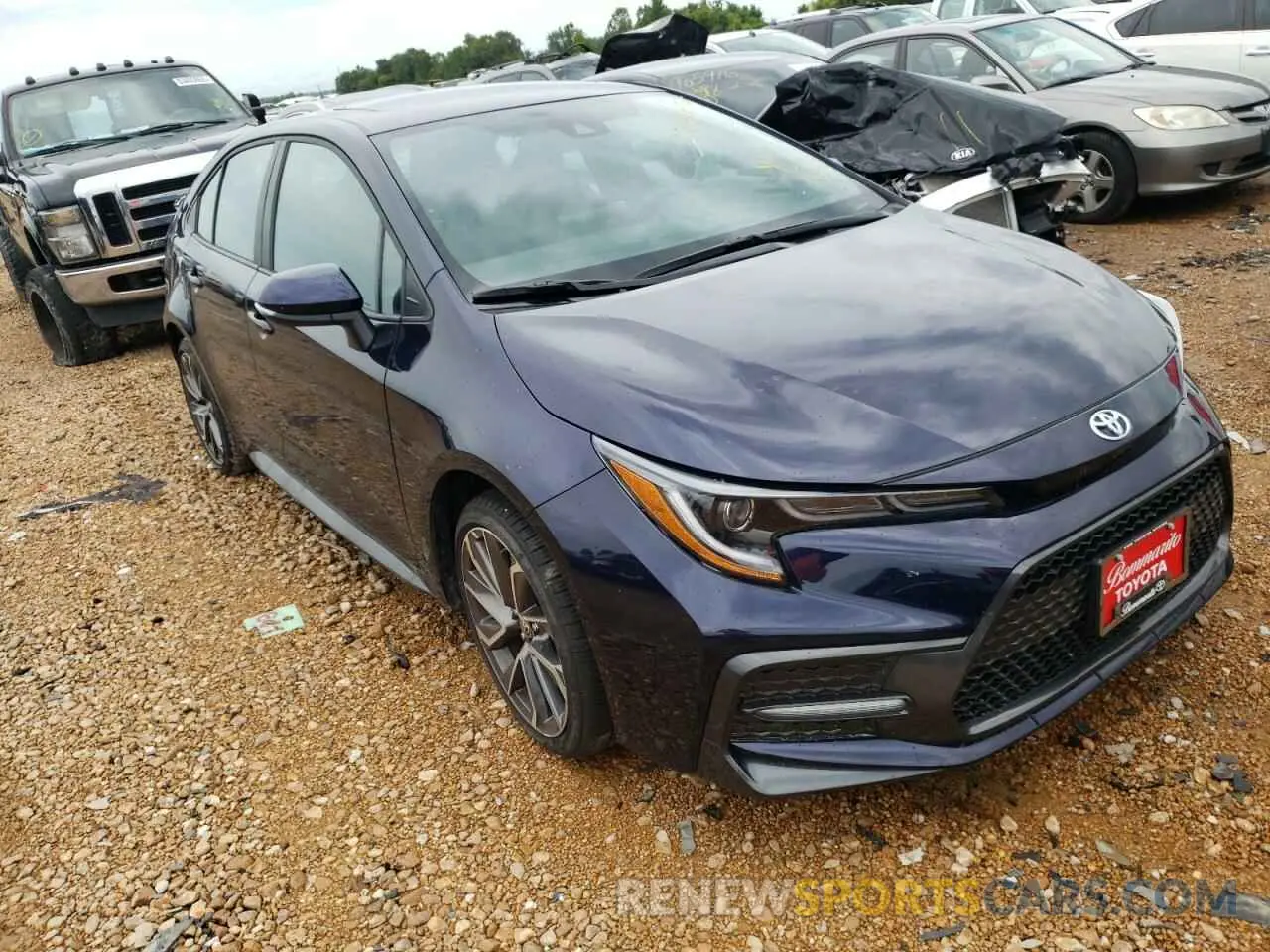 1 fotografías del automóvil dañado 5YFP4MCE9NP114335 TOYOTA COROLLA 2022