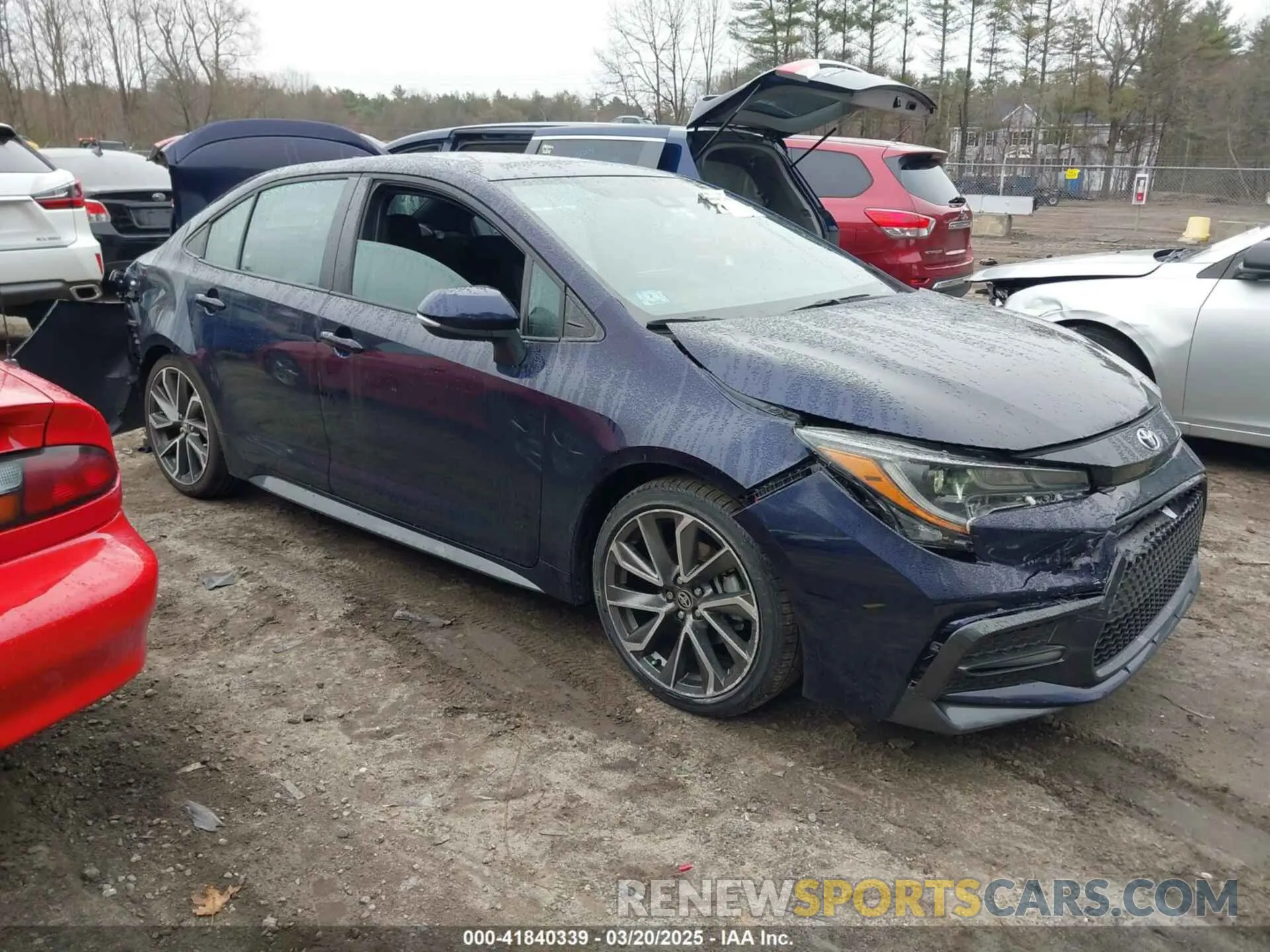 1 fotografías del automóvil dañado 5YFP4MCEXNP108754 TOYOTA COROLLA 2022