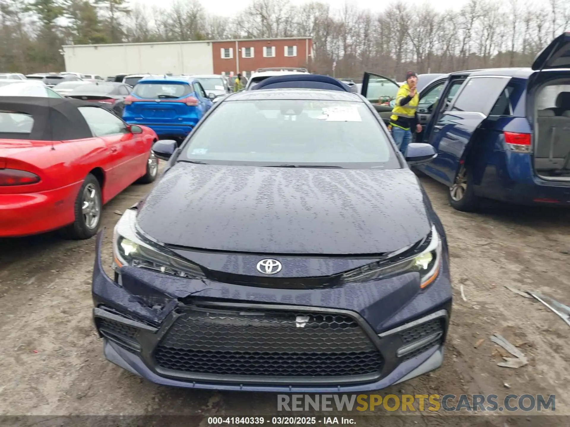 12 fotografías del automóvil dañado 5YFP4MCEXNP108754 TOYOTA COROLLA 2022