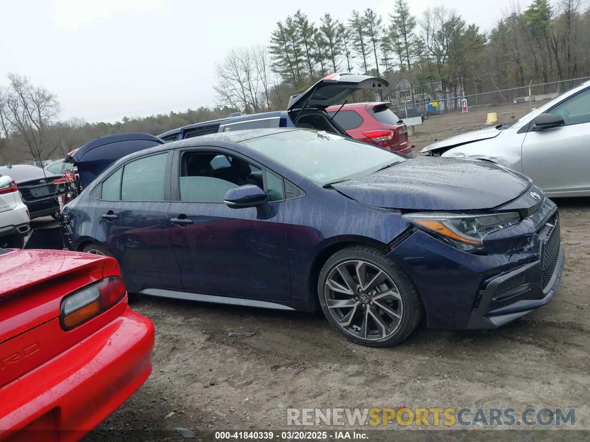 13 fotografías del automóvil dañado 5YFP4MCEXNP108754 TOYOTA COROLLA 2022