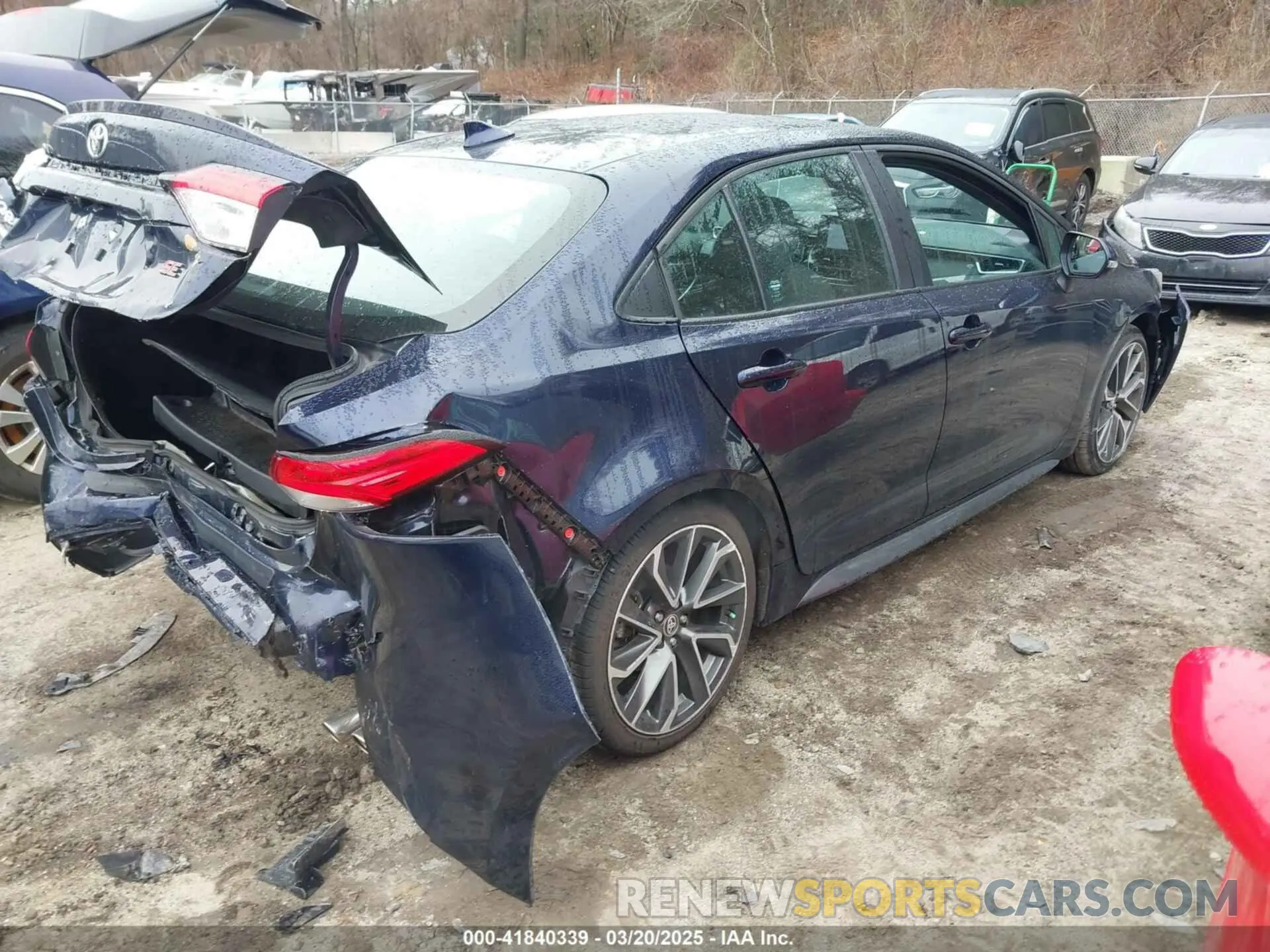 4 fotografías del automóvil dañado 5YFP4MCEXNP108754 TOYOTA COROLLA 2022