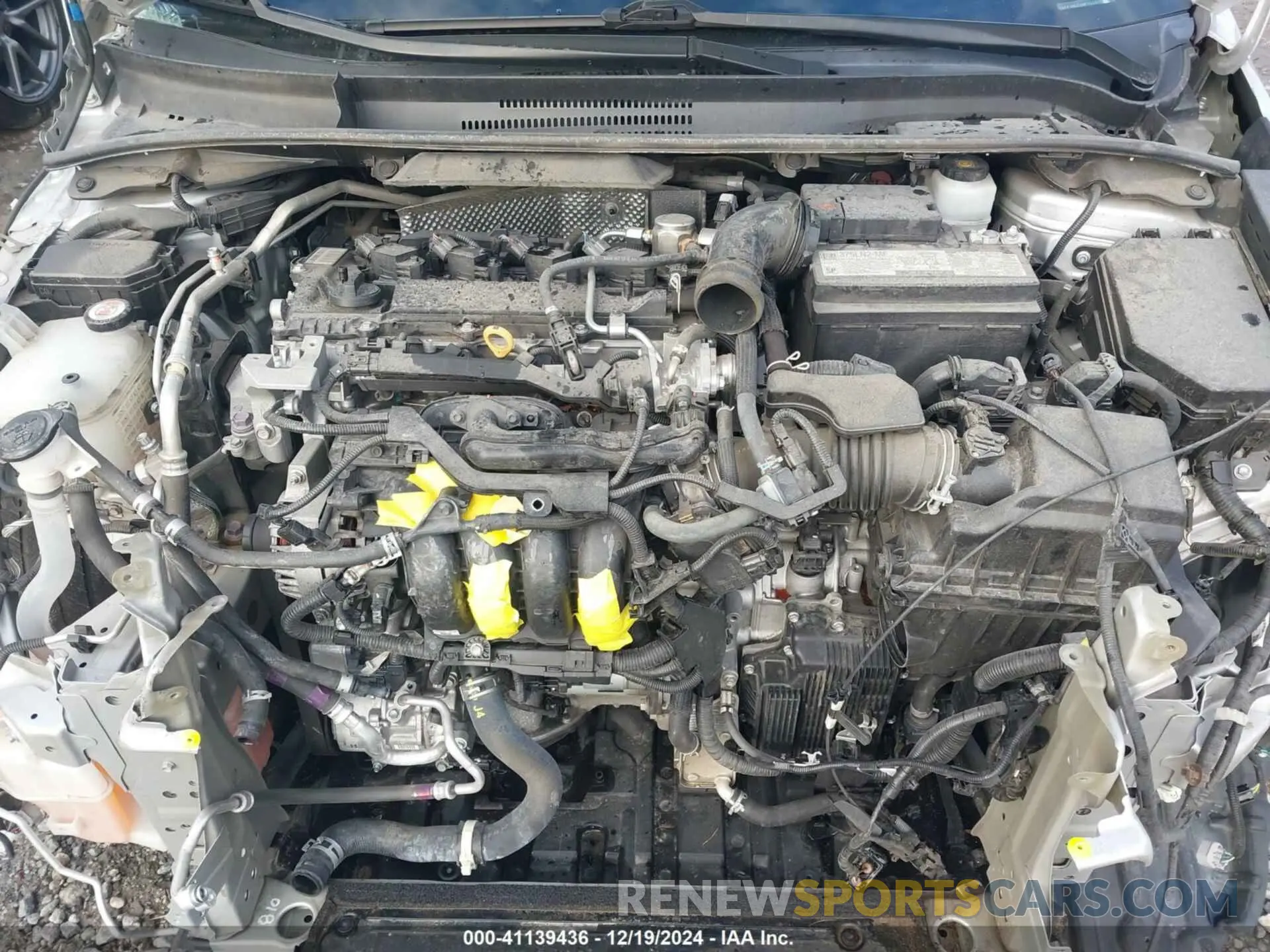 10 fotografías del automóvil dañado 5YFP4MCEXNP132911 TOYOTA COROLLA 2022