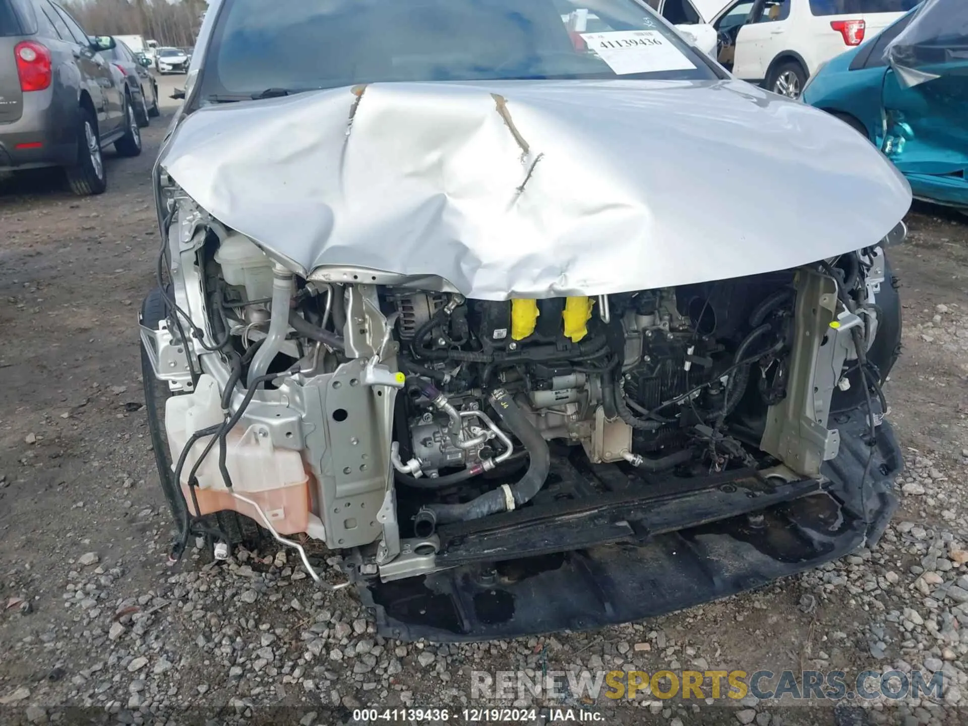 19 fotografías del automóvil dañado 5YFP4MCEXNP132911 TOYOTA COROLLA 2022