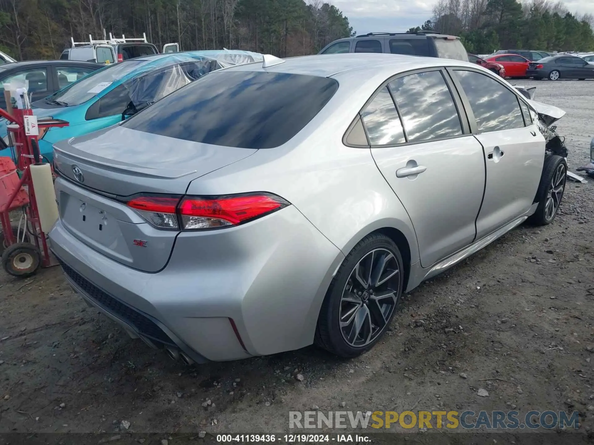 4 fotografías del automóvil dañado 5YFP4MCEXNP132911 TOYOTA COROLLA 2022