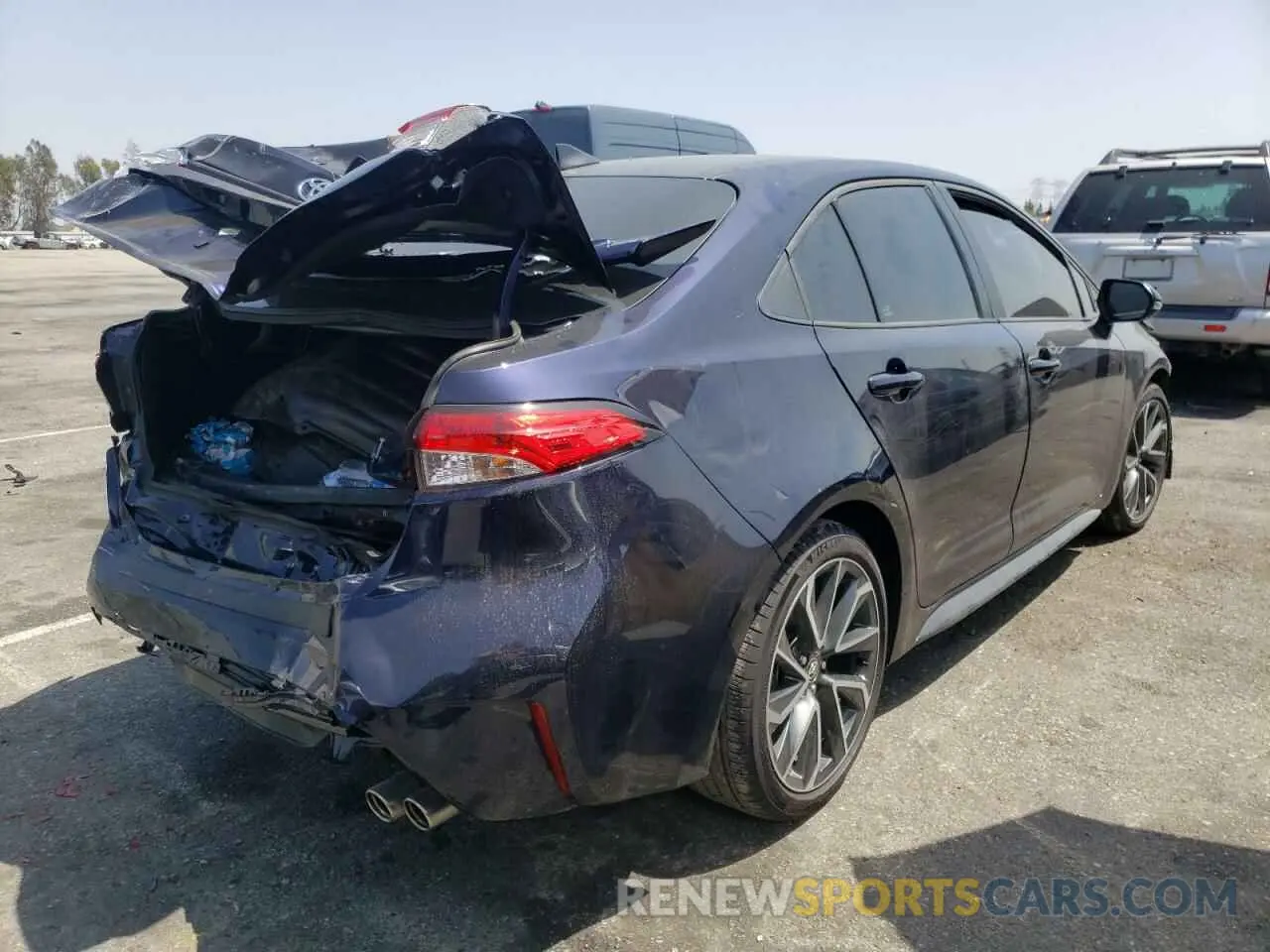4 fotografías del automóvil dañado 5YFS4MCE0NP103718 TOYOTA COROLLA 2022