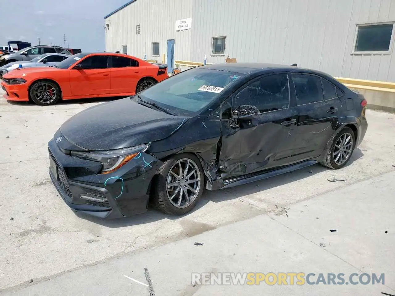 1 fotografías del automóvil dañado 5YFS4MCE0NP109650 TOYOTA COROLLA 2022
