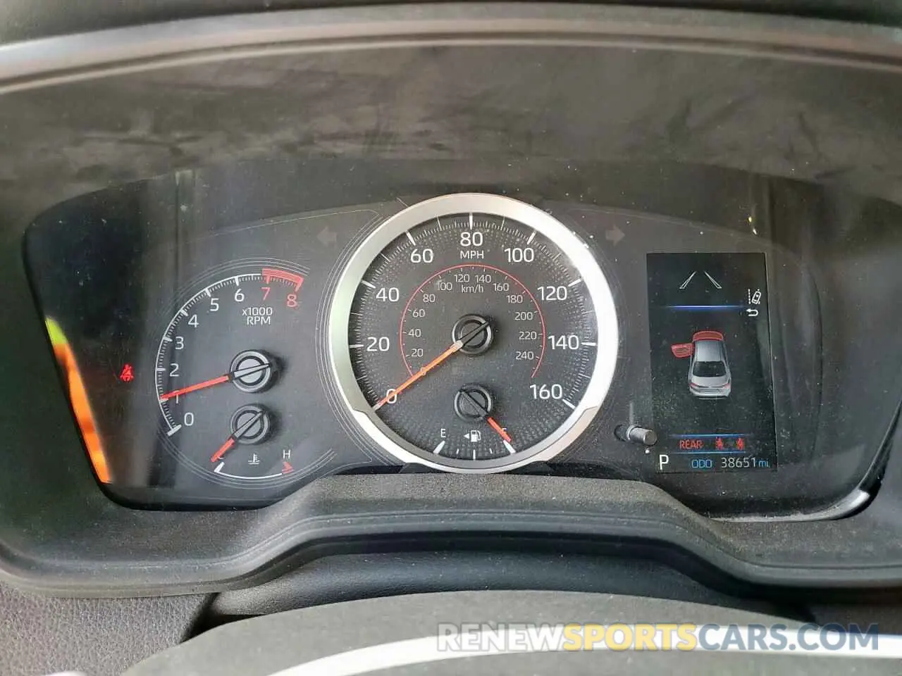 9 fotografías del automóvil dañado 5YFS4MCE0NP109650 TOYOTA COROLLA 2022