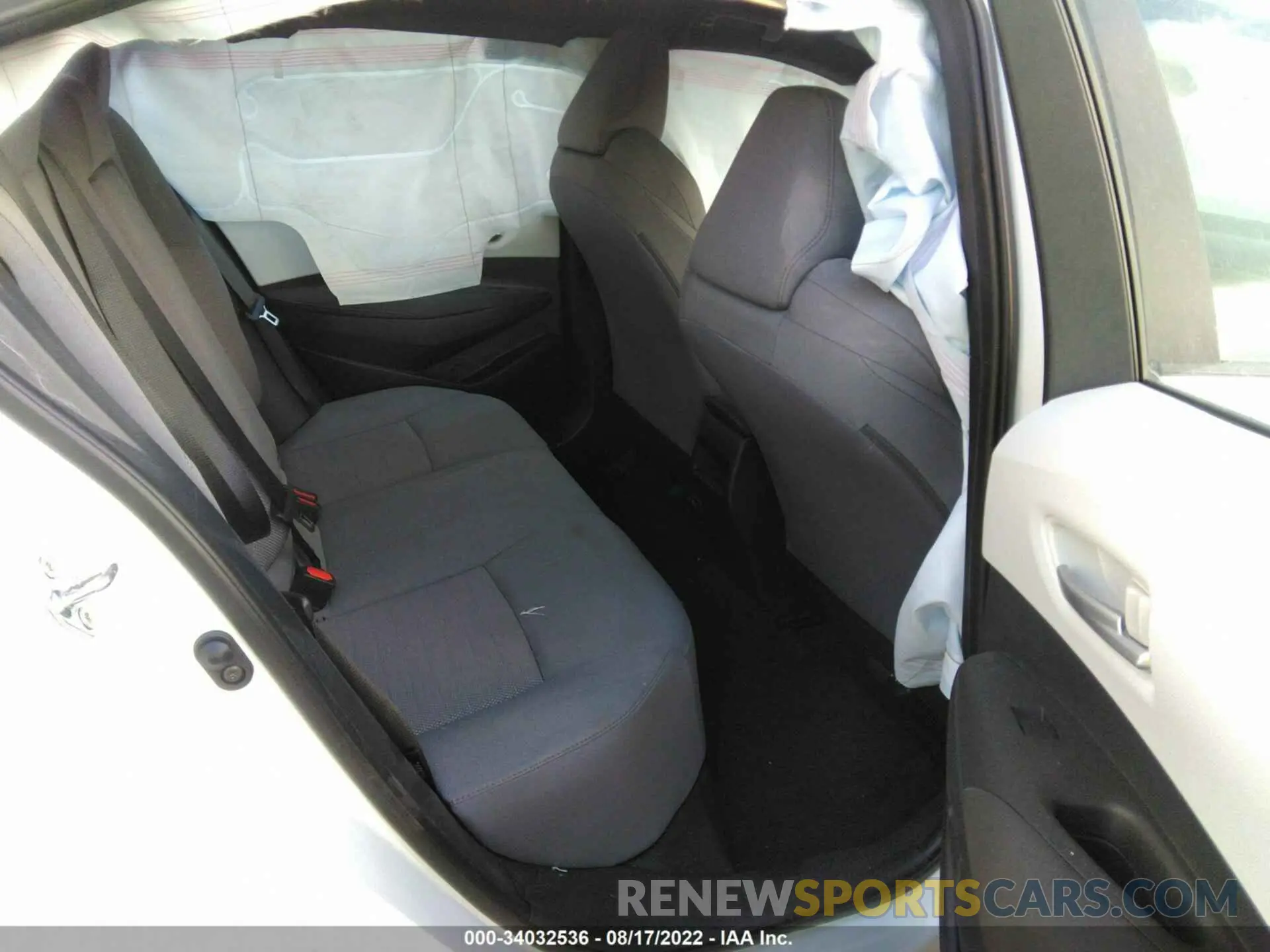 8 fotografías del automóvil dañado 5YFS4MCE0NP112533 TOYOTA COROLLA 2022