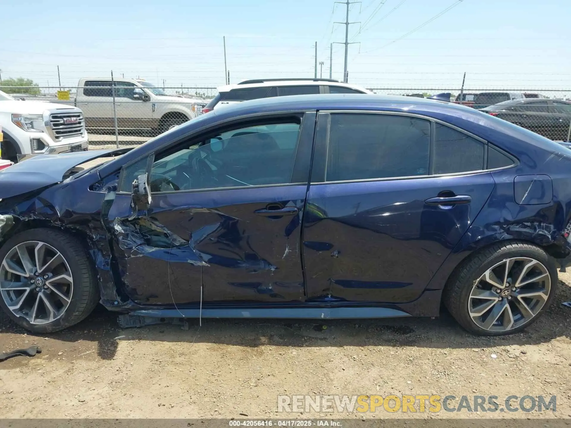 15 fotografías del automóvil dañado 5YFS4MCE0NP115125 TOYOTA COROLLA 2022