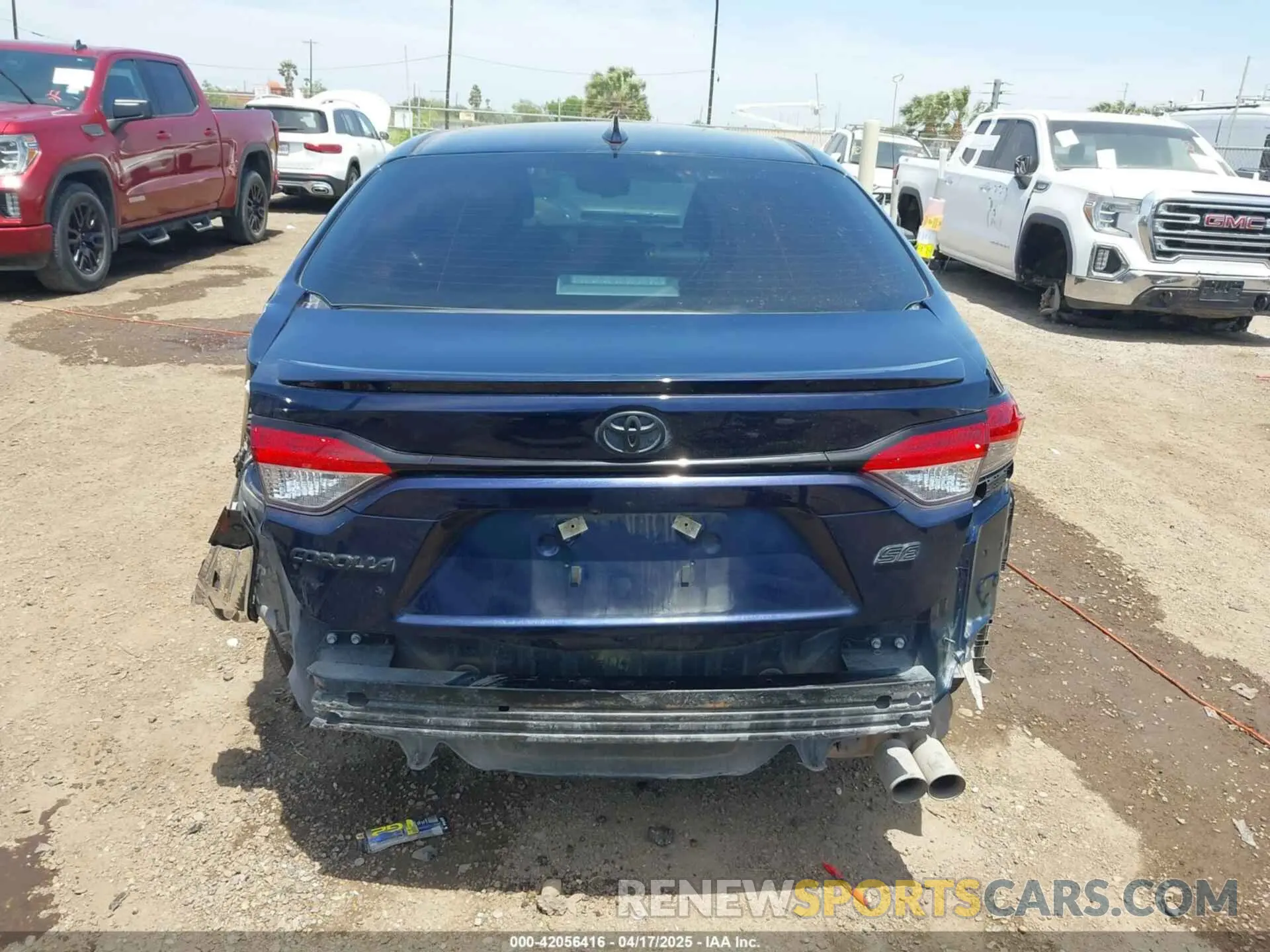 17 fotografías del automóvil dañado 5YFS4MCE0NP115125 TOYOTA COROLLA 2022