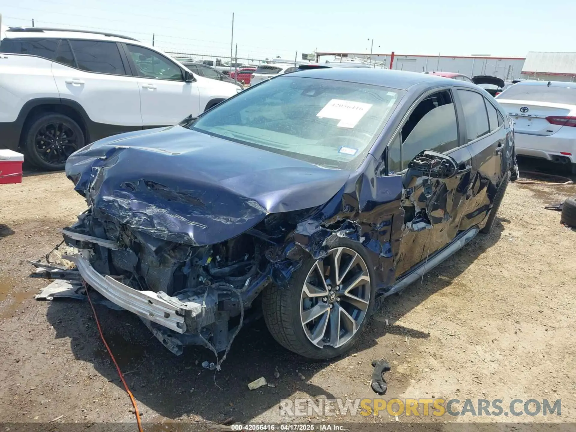 6 fotografías del automóvil dañado 5YFS4MCE0NP115125 TOYOTA COROLLA 2022