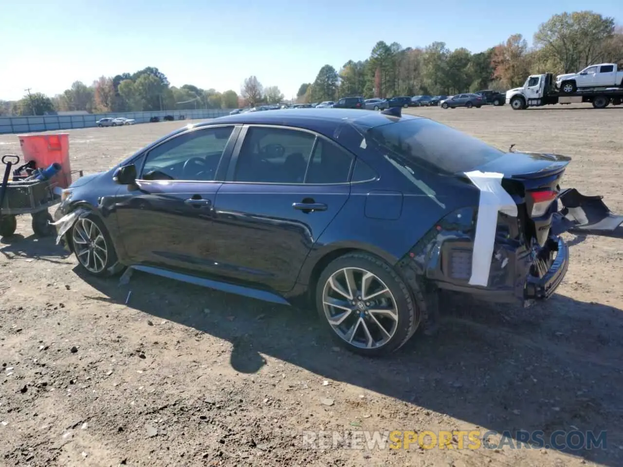 2 fotografías del automóvil dañado 5YFS4MCE0NP115321 TOYOTA COROLLA 2022