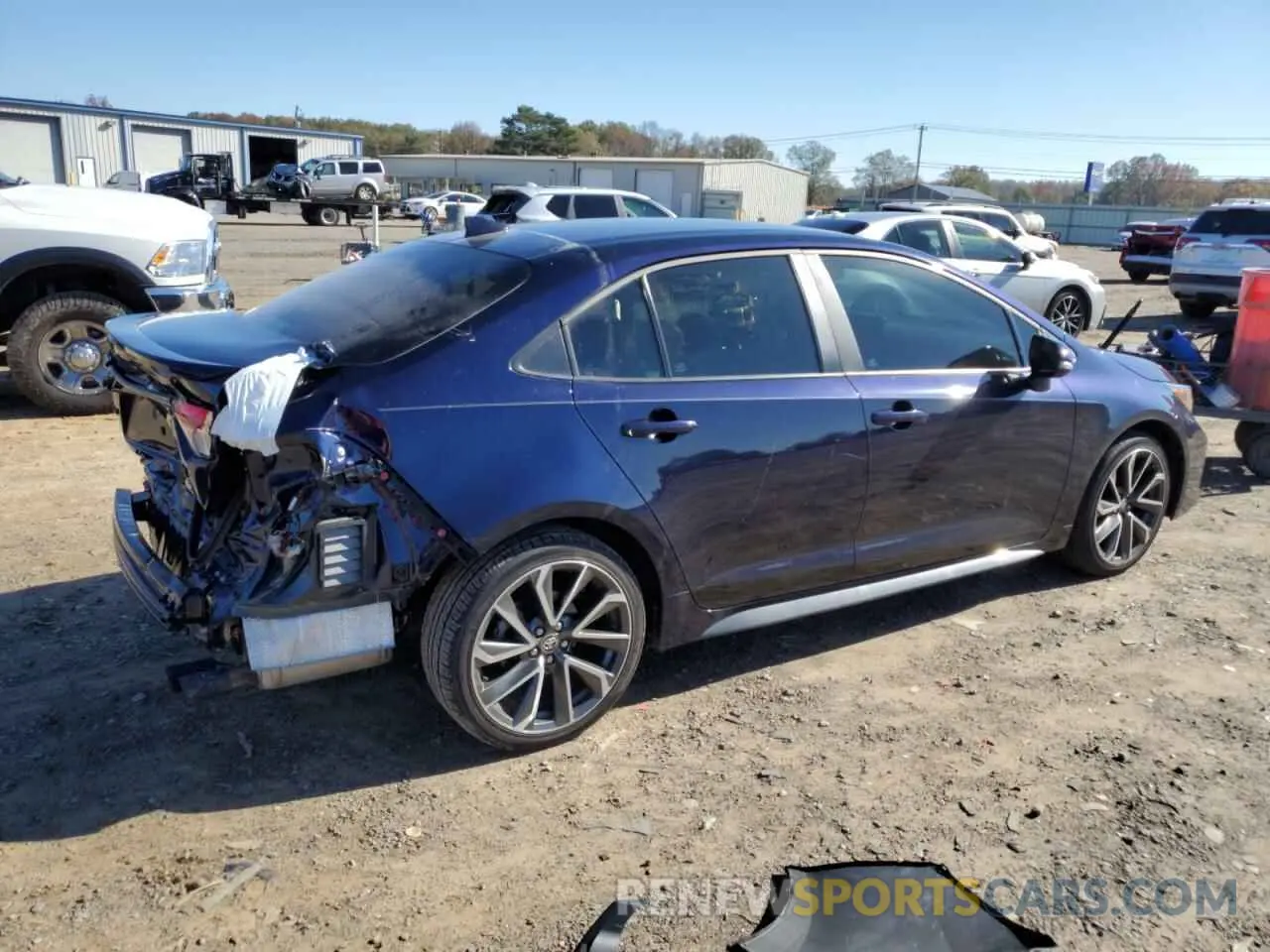 3 fotografías del automóvil dañado 5YFS4MCE0NP115321 TOYOTA COROLLA 2022
