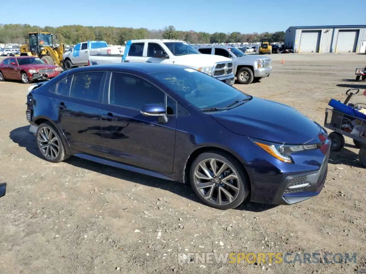 4 fotografías del automóvil dañado 5YFS4MCE0NP115321 TOYOTA COROLLA 2022