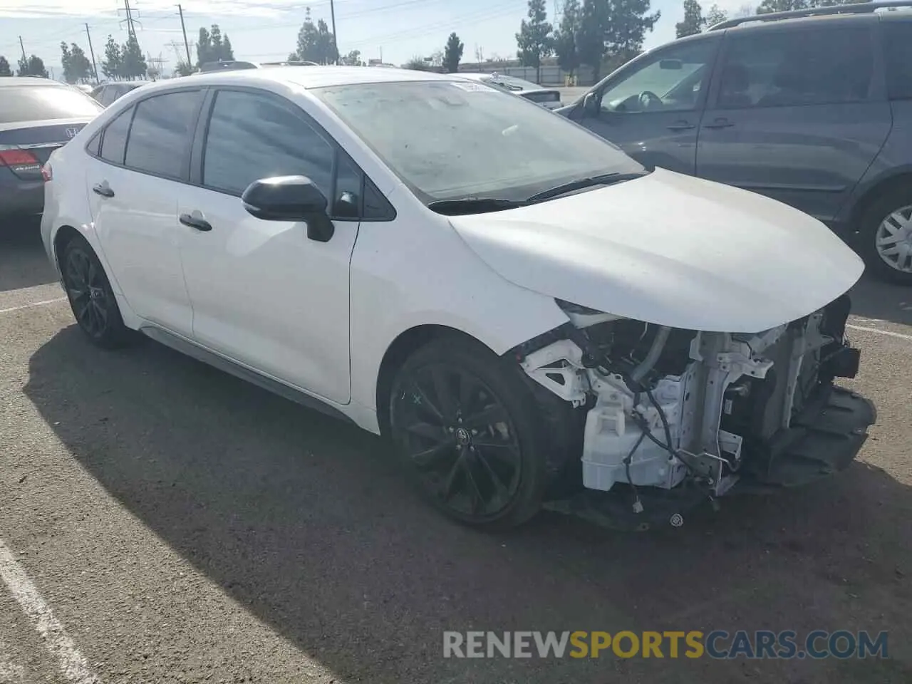 4 fotografías del automóvil dañado 5YFS4MCE0NP118378 TOYOTA COROLLA 2022