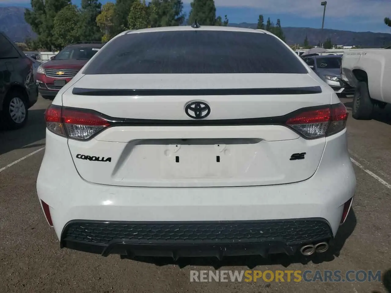 6 fotografías del automóvil dañado 5YFS4MCE0NP118378 TOYOTA COROLLA 2022