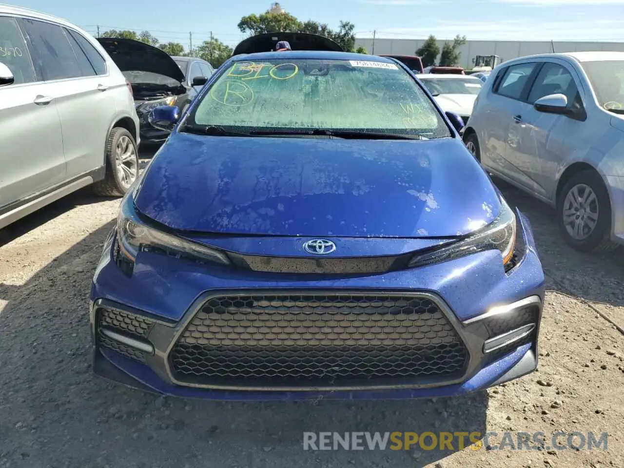 5 fotografías del automóvil dañado 5YFS4MCE0NP118624 TOYOTA COROLLA 2022