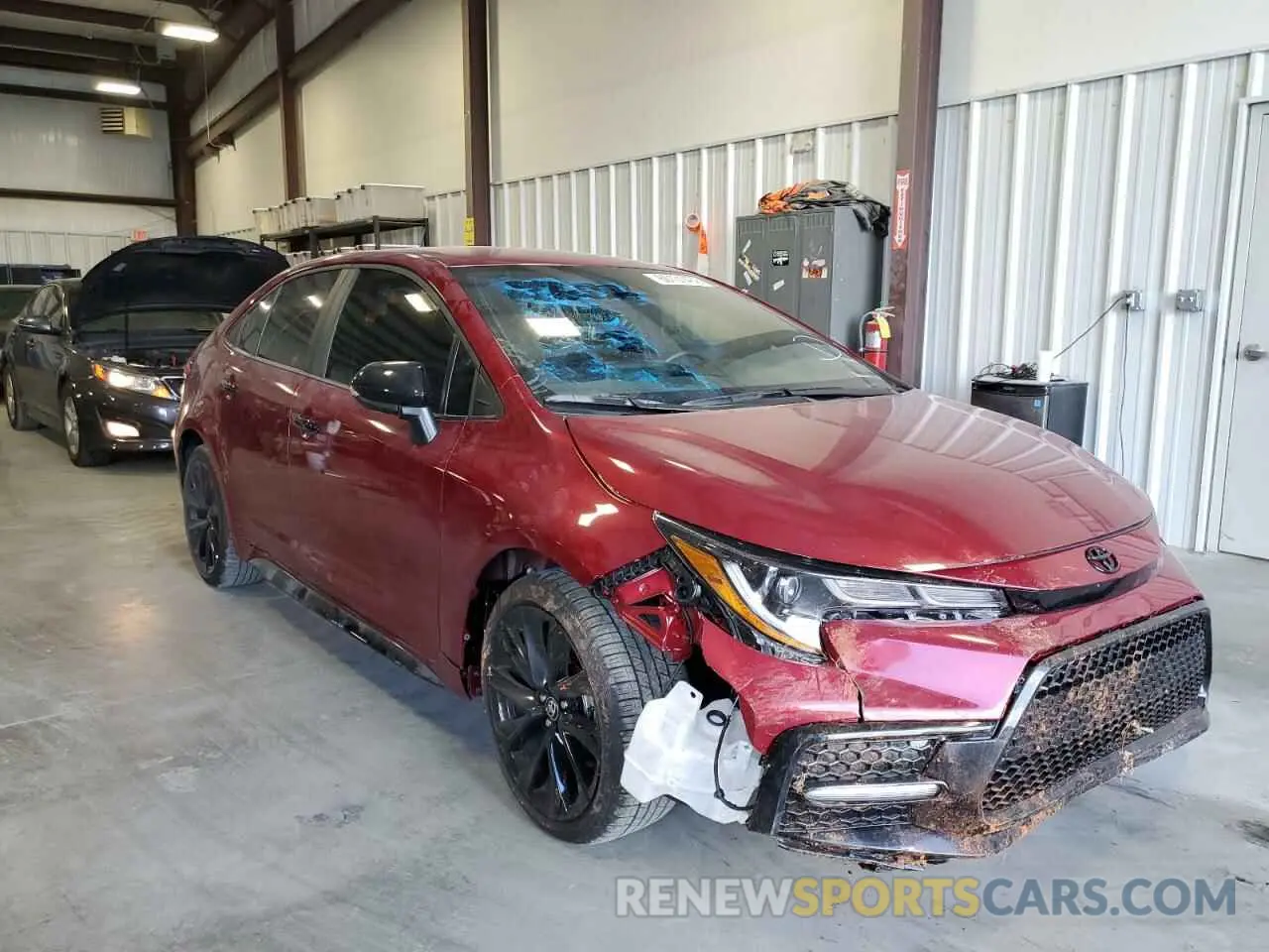 1 fotografías del automóvil dañado 5YFS4MCE0NP120714 TOYOTA COROLLA 2022