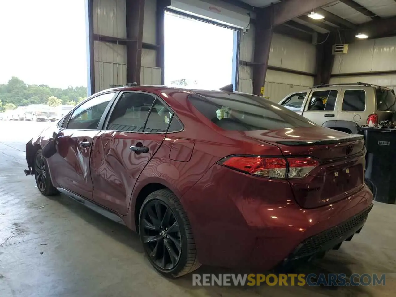 3 fotografías del automóvil dañado 5YFS4MCE0NP120714 TOYOTA COROLLA 2022