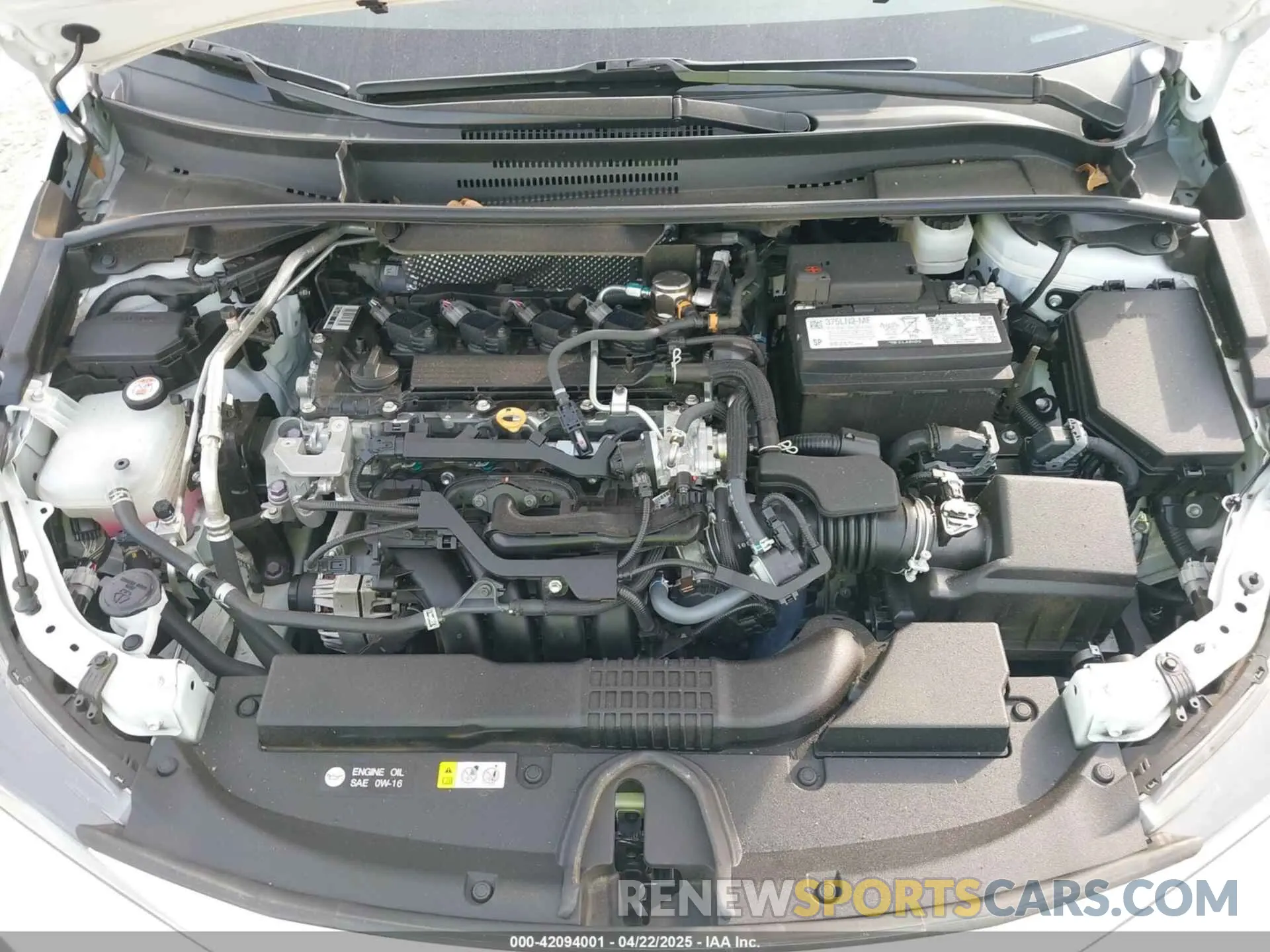 10 fotografías del automóvil dañado 5YFS4MCE0NP136332 TOYOTA COROLLA 2022