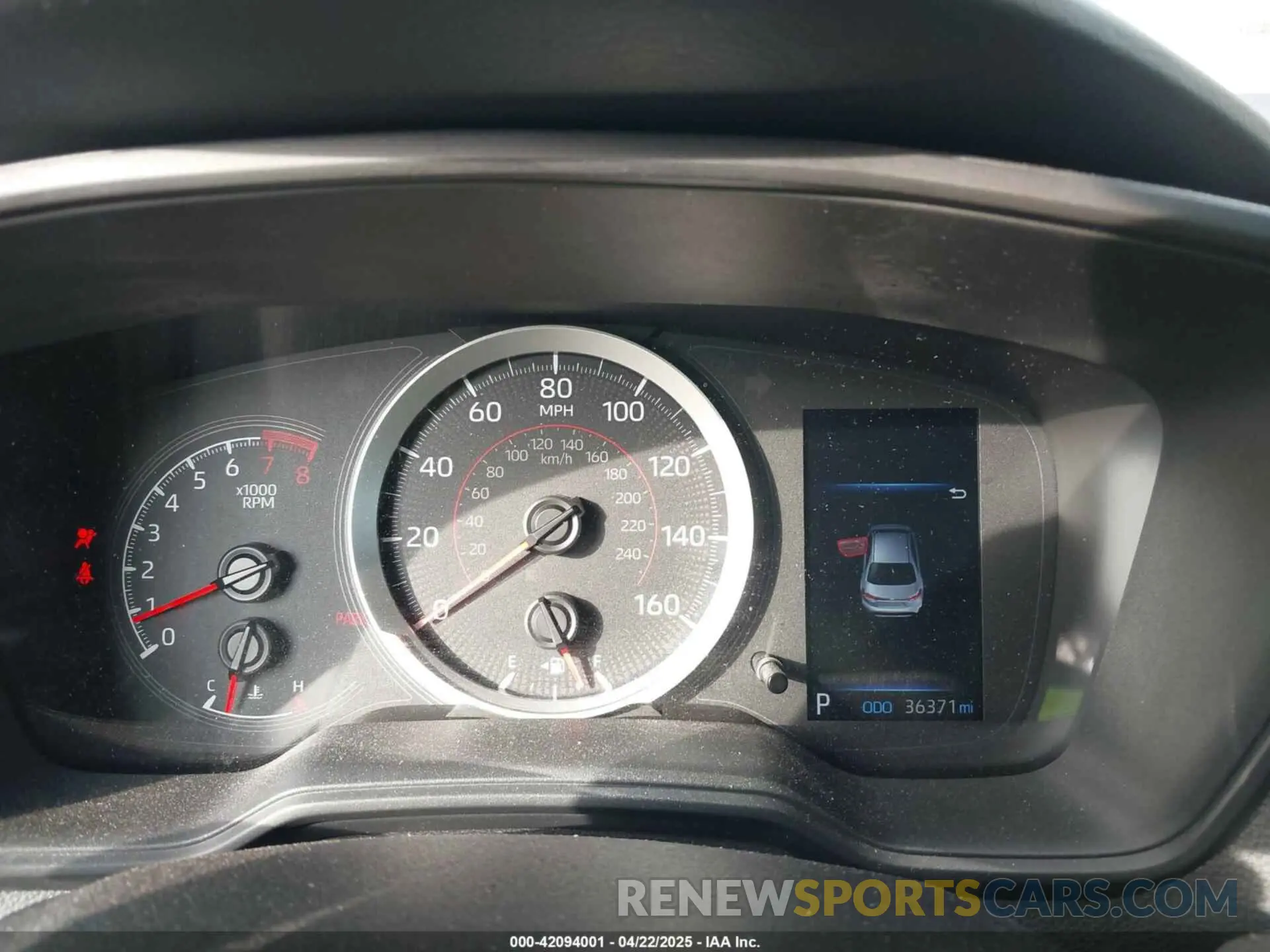 7 fotografías del automóvil dañado 5YFS4MCE0NP136332 TOYOTA COROLLA 2022