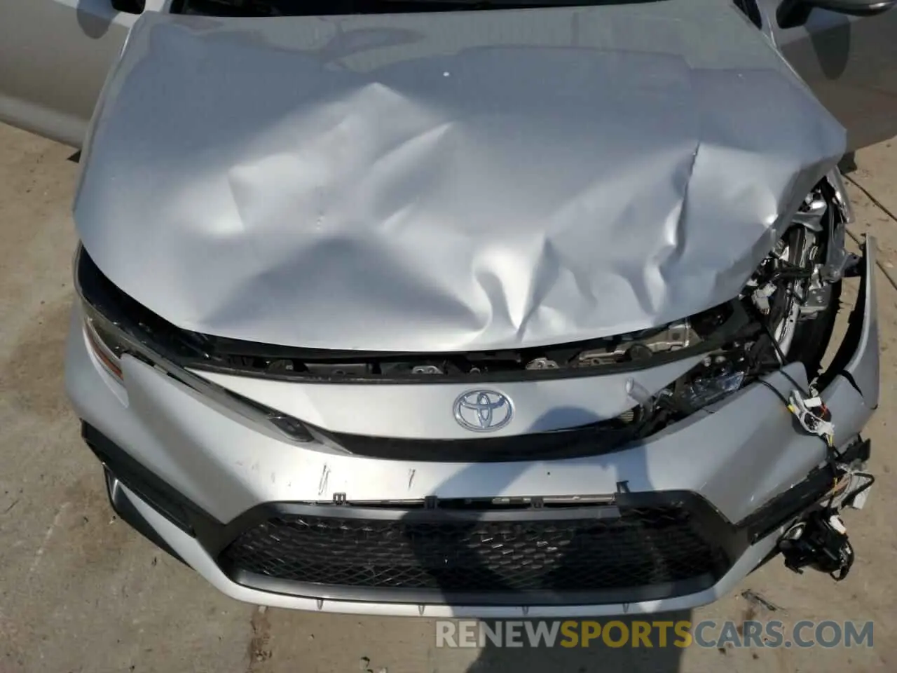 11 fotografías del automóvil dañado 5YFS4MCE1NP103355 TOYOTA COROLLA 2022