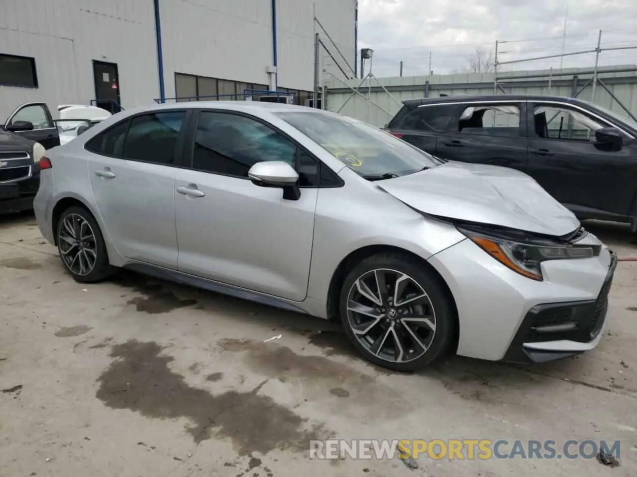 4 fotografías del automóvil dañado 5YFS4MCE1NP103355 TOYOTA COROLLA 2022