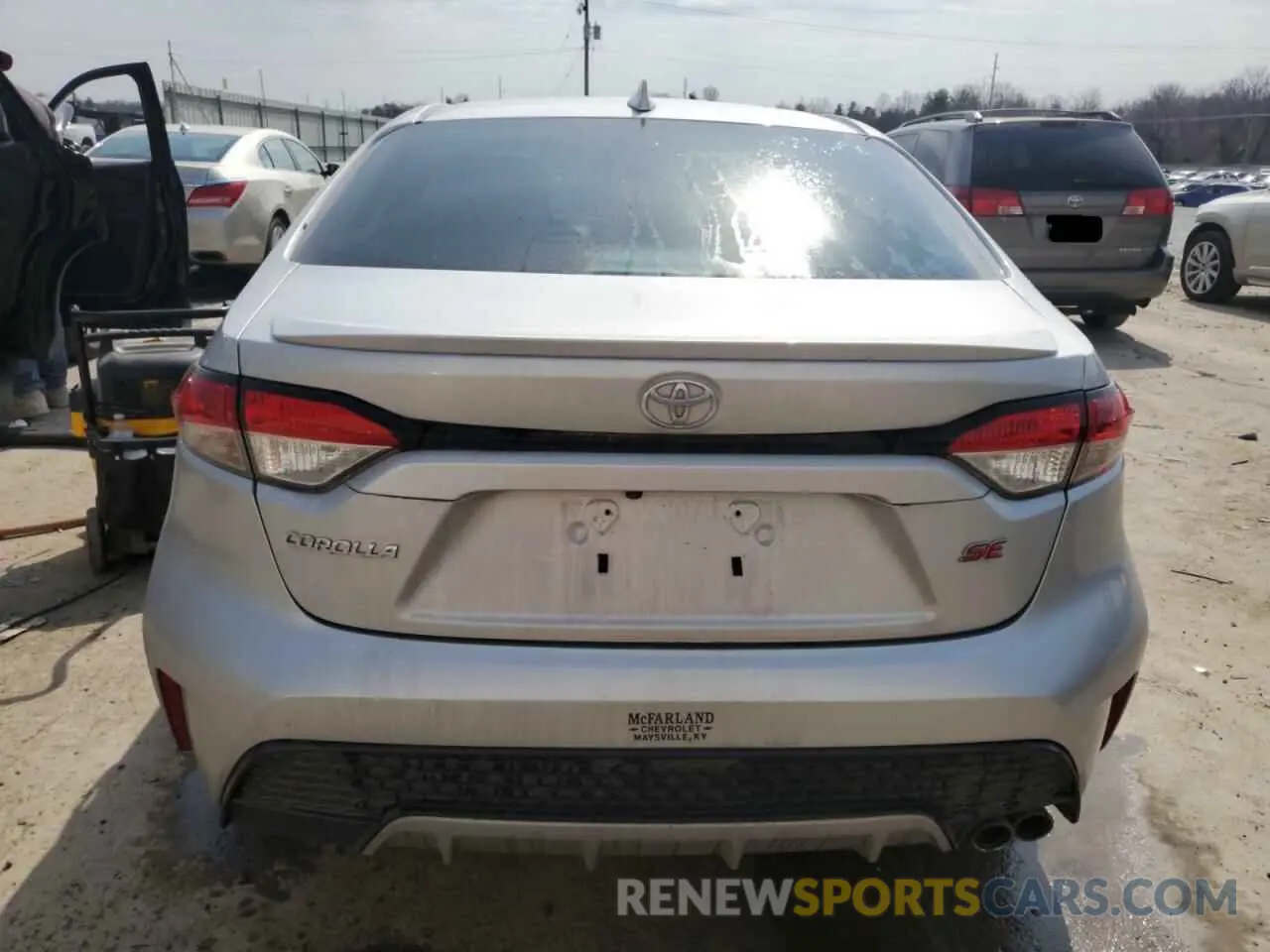 6 fotografías del automóvil dañado 5YFS4MCE1NP103355 TOYOTA COROLLA 2022