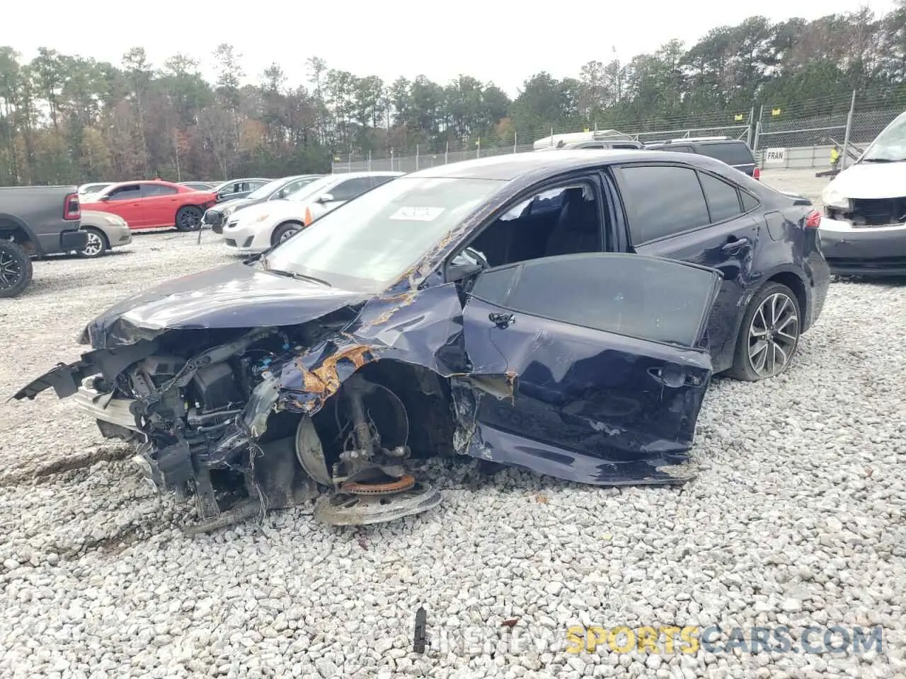 1 fotografías del automóvil dañado 5YFS4MCE1NP106031 TOYOTA COROLLA 2022