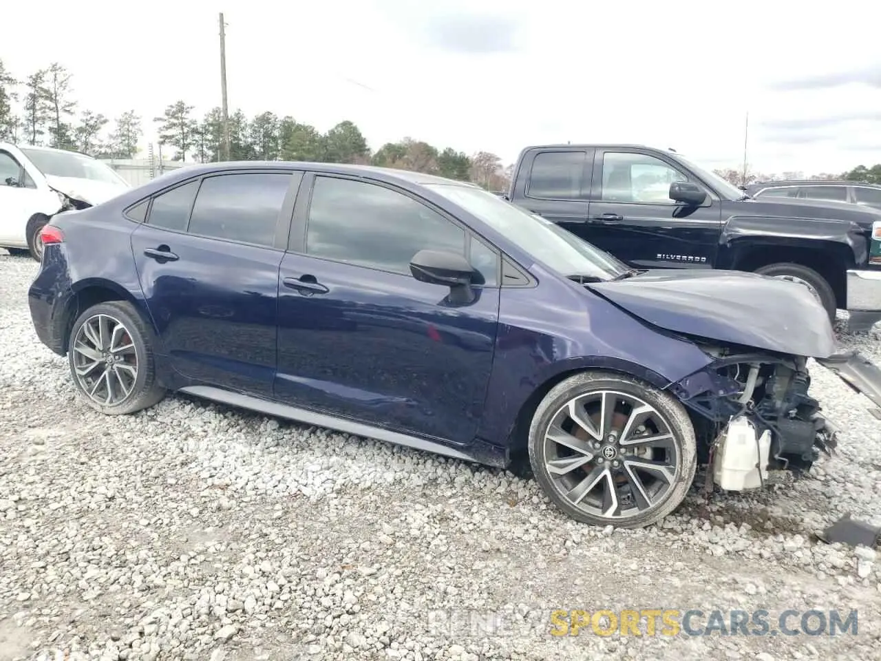 4 fotografías del automóvil dañado 5YFS4MCE1NP106031 TOYOTA COROLLA 2022