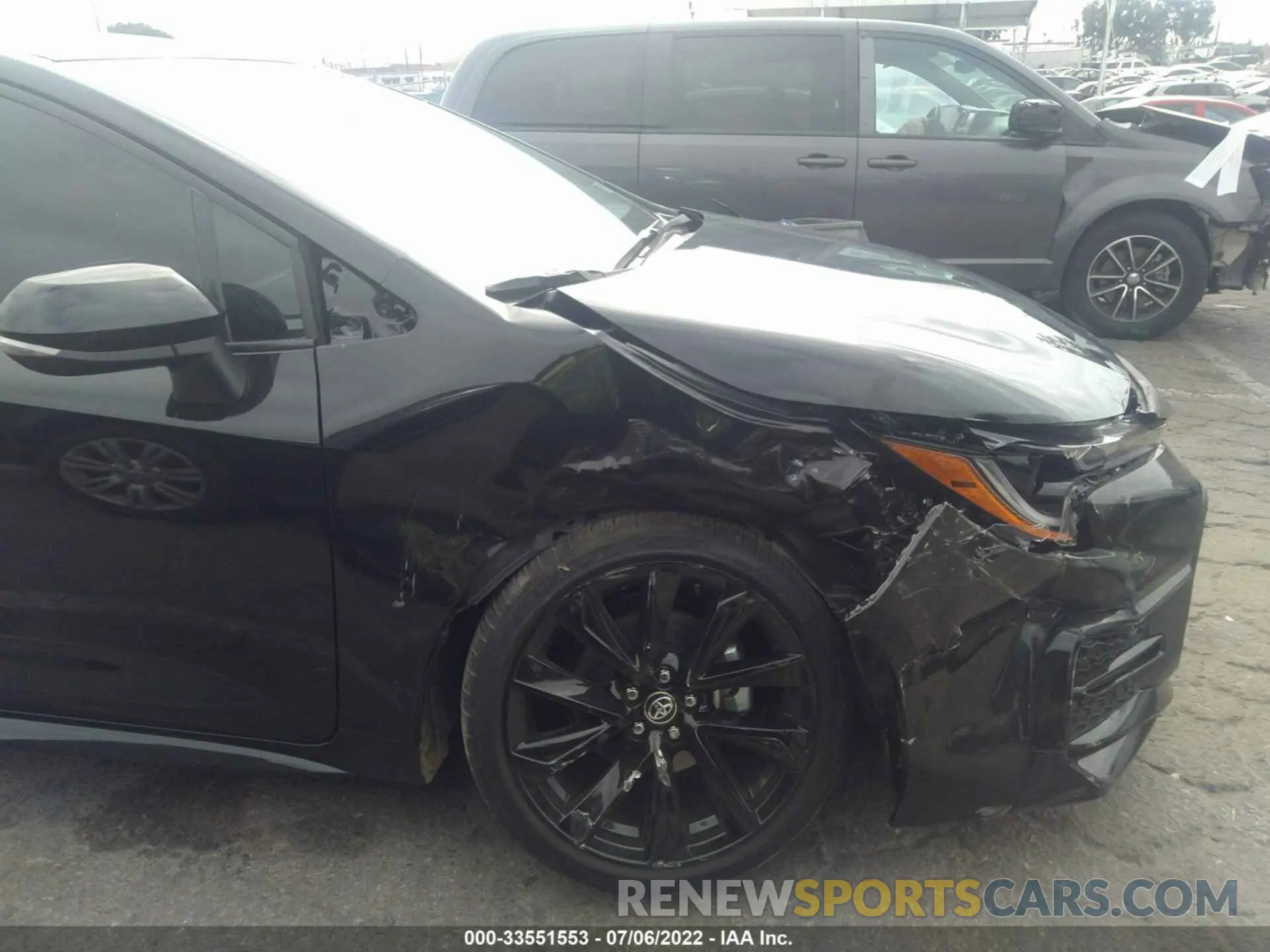 6 fotografías del automóvil dañado 5YFS4MCE1NP109138 TOYOTA COROLLA 2022