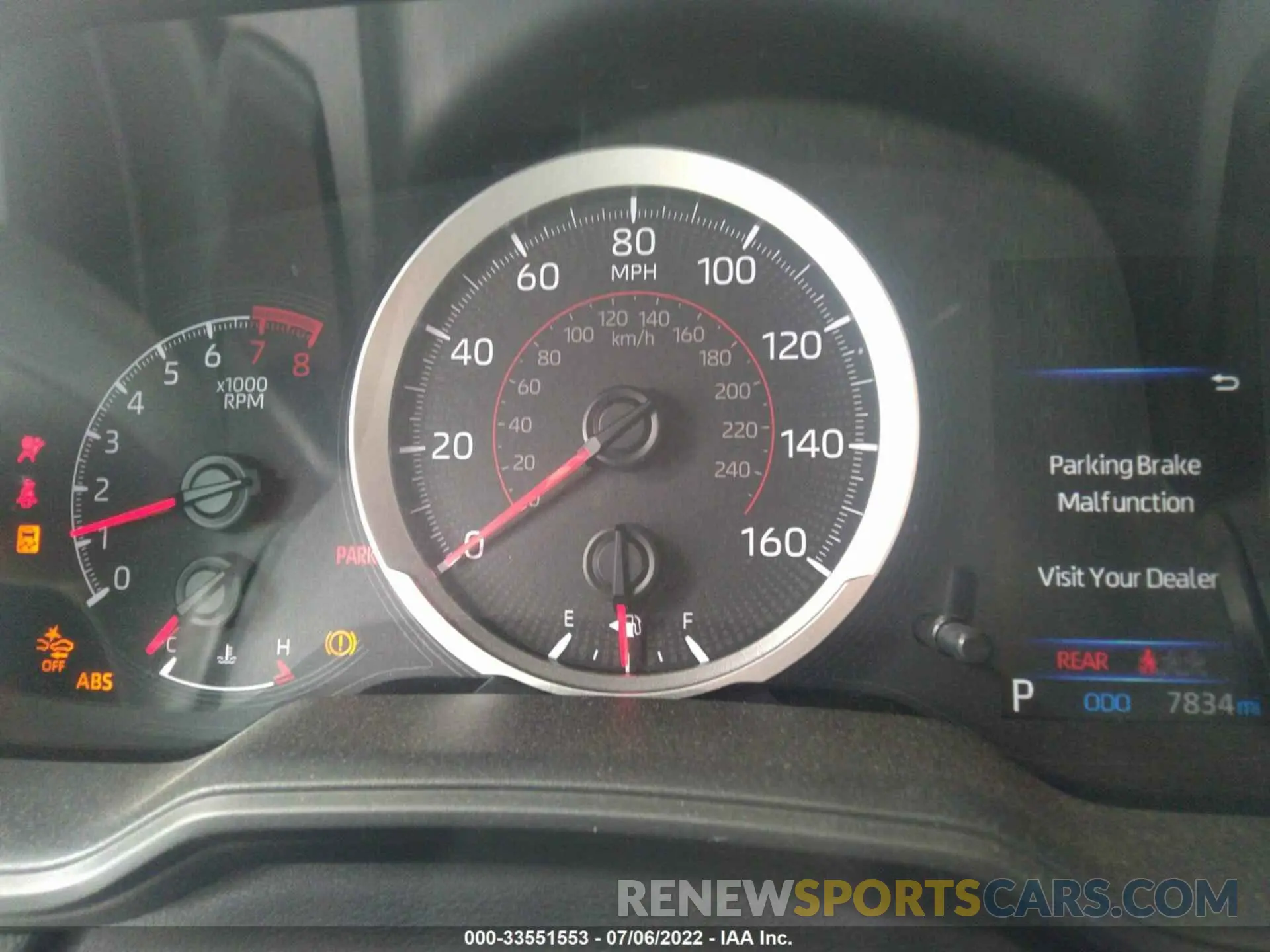 7 fotografías del automóvil dañado 5YFS4MCE1NP109138 TOYOTA COROLLA 2022