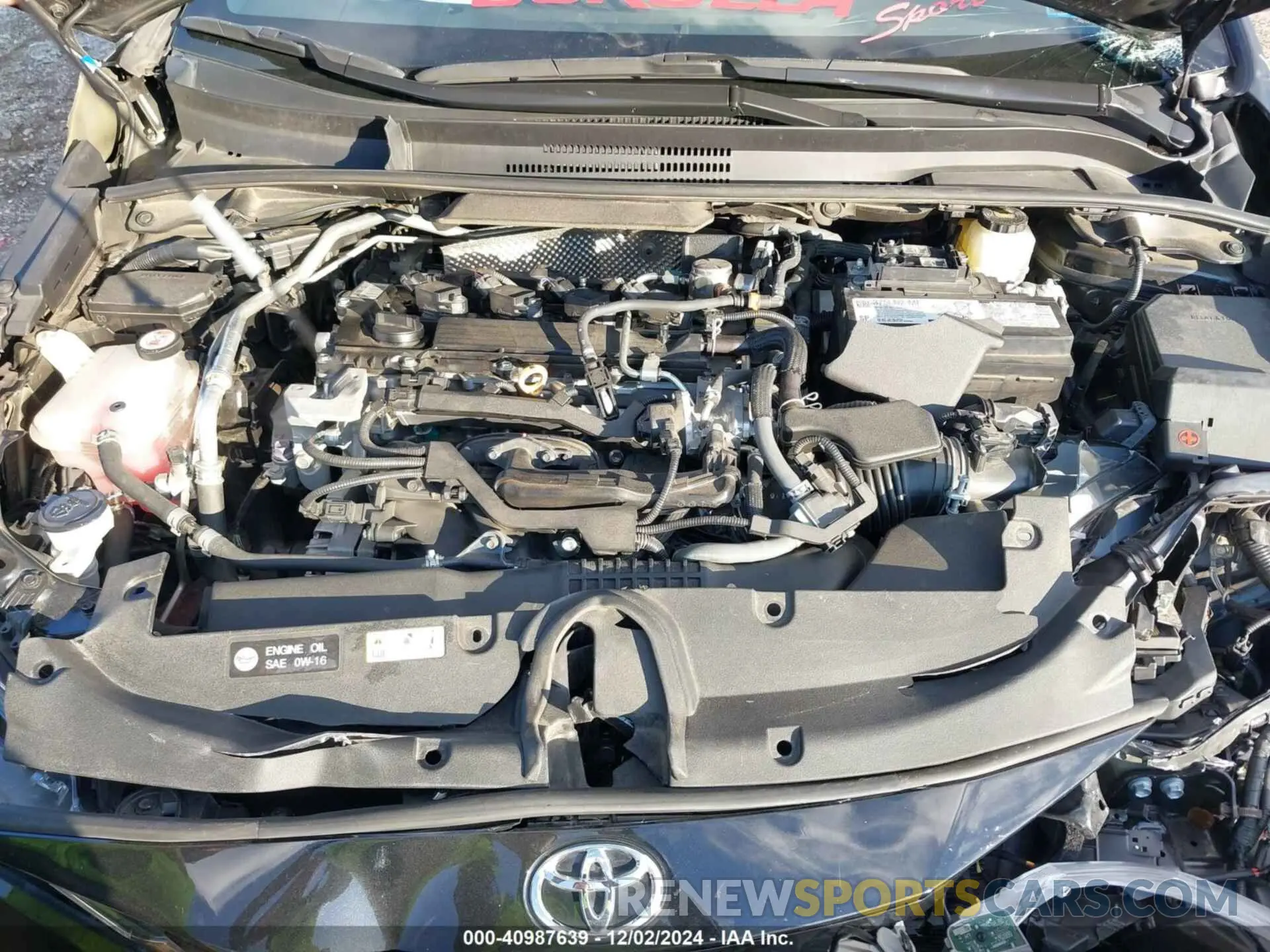10 fotografías del automóvil dañado 5YFS4MCE1NP110659 TOYOTA COROLLA 2022