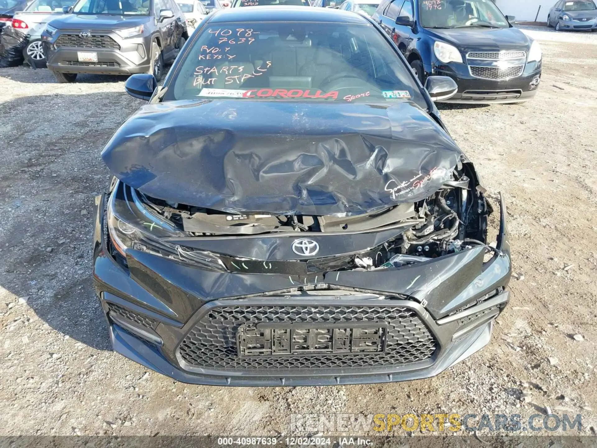 6 fotografías del automóvil dañado 5YFS4MCE1NP110659 TOYOTA COROLLA 2022