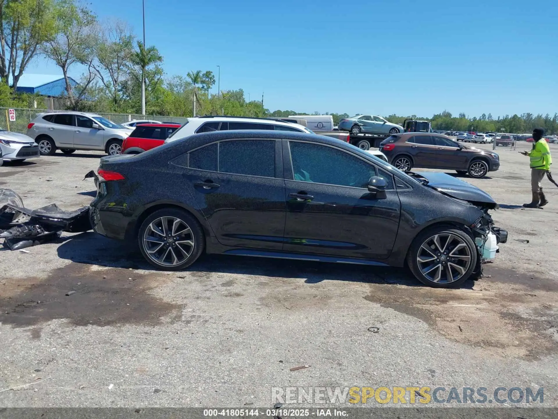 14 fotografías del automóvil dañado 5YFS4MCE1NP111102 TOYOTA COROLLA 2022