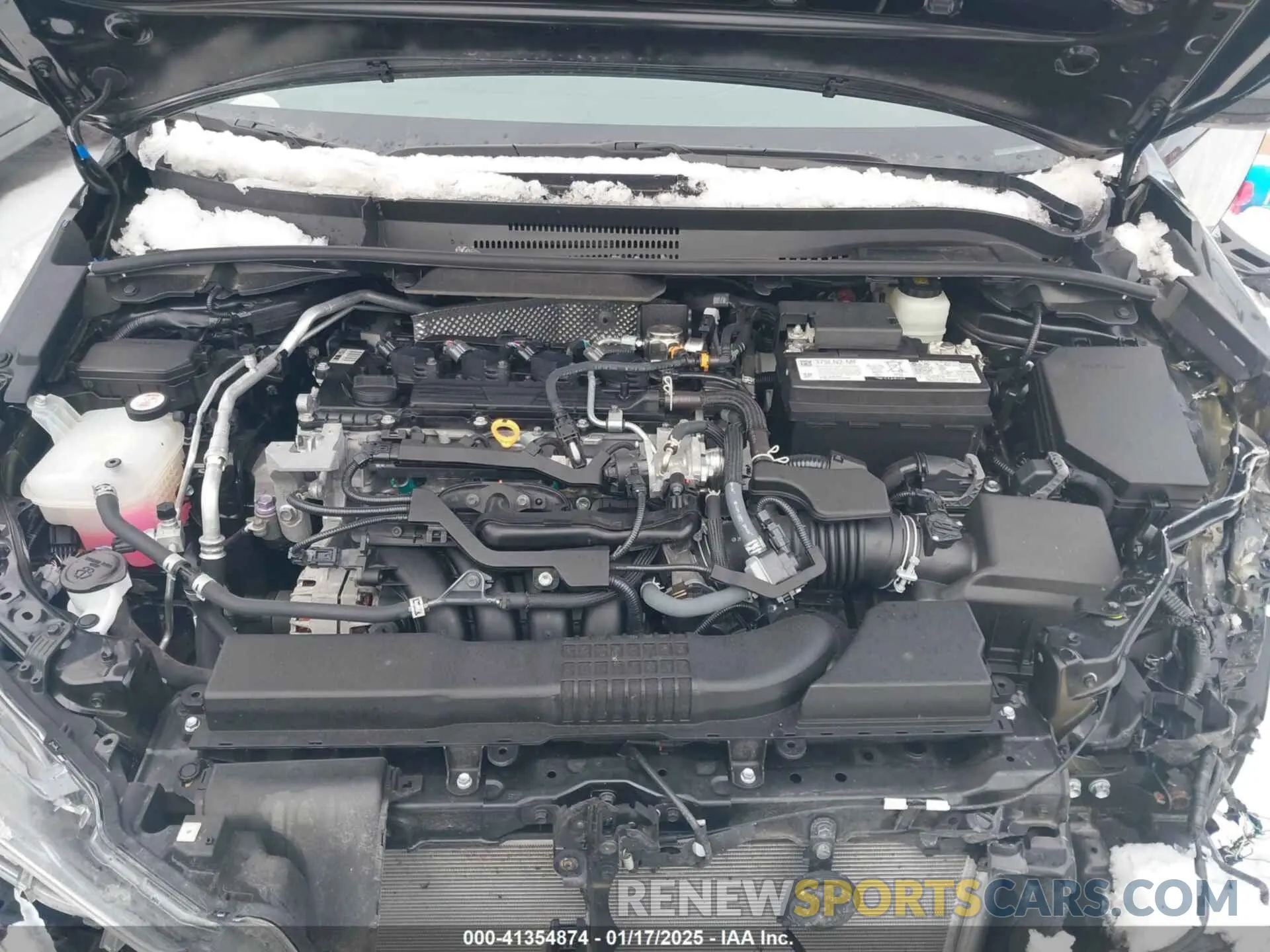 10 fotografías del automóvil dañado 5YFS4MCE1NP113254 TOYOTA COROLLA 2022